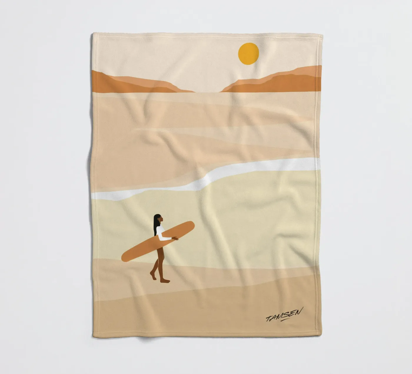 First wave Fleecedecke von Tamsen Design