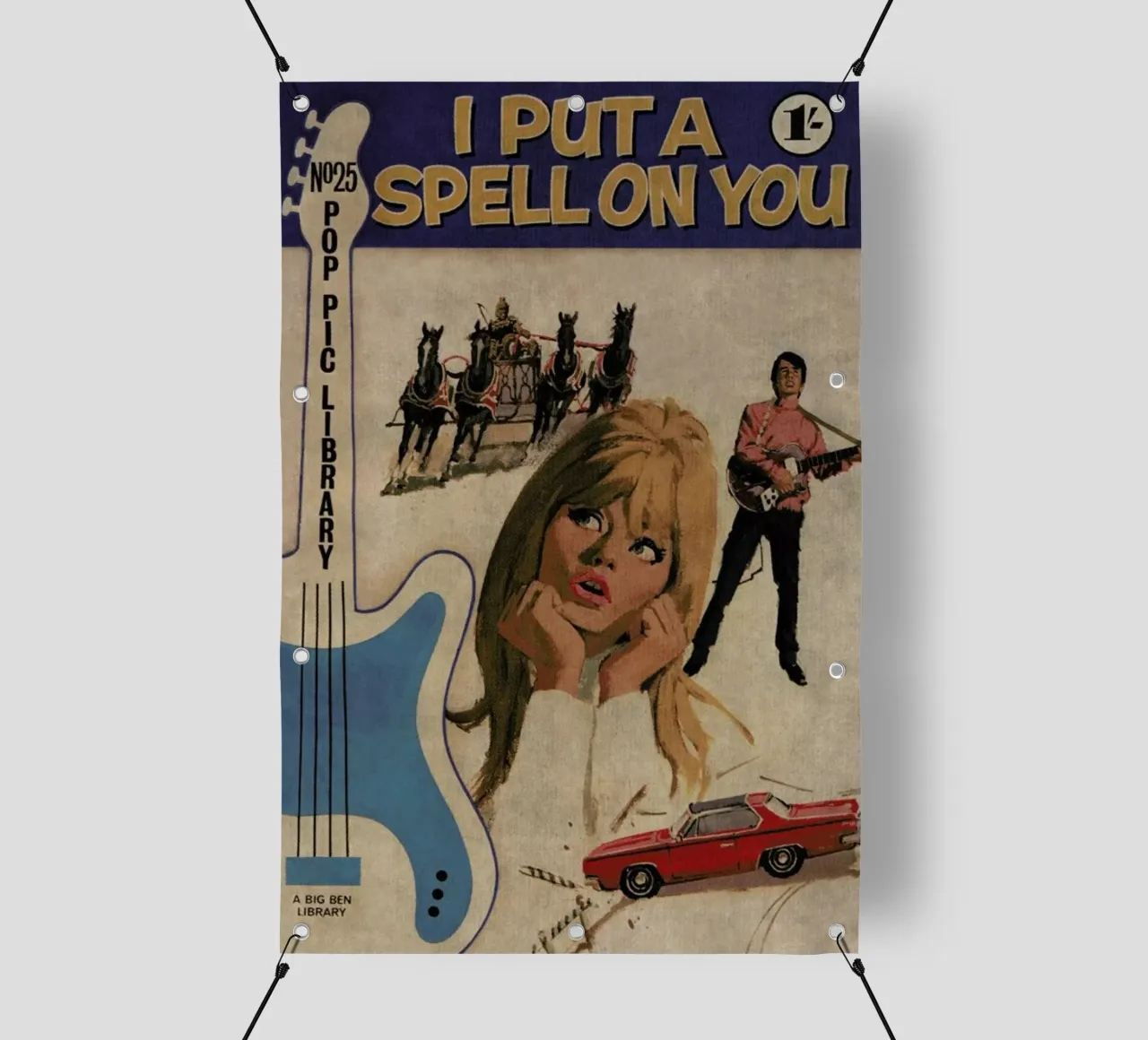 I put a spell on you telo in pvc da Hemingway Design