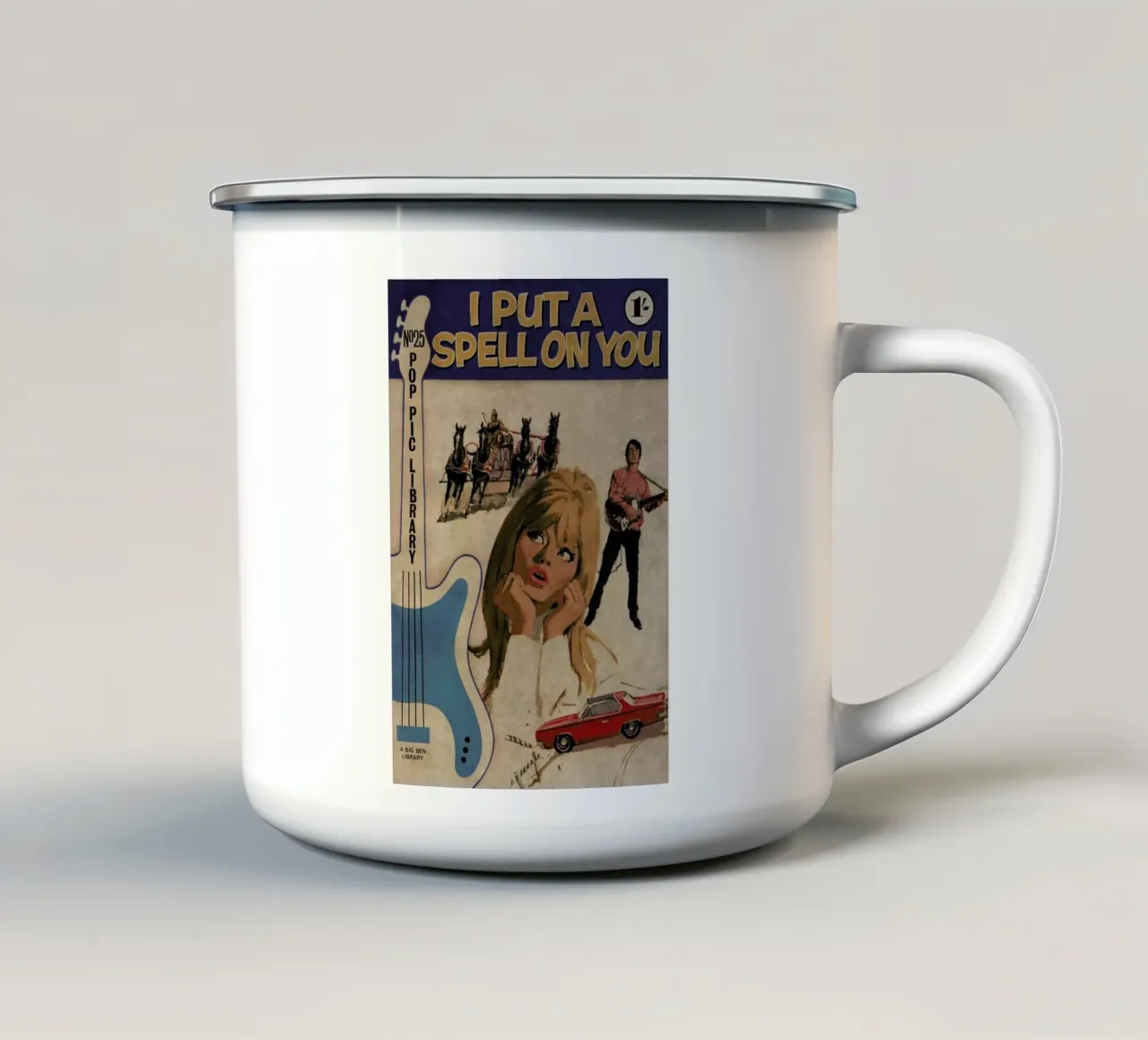 I put a spell on you tazza in smalto da Hemingway Design