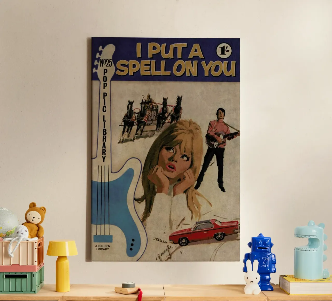 I put a spell on you tela da Hemingway Design
