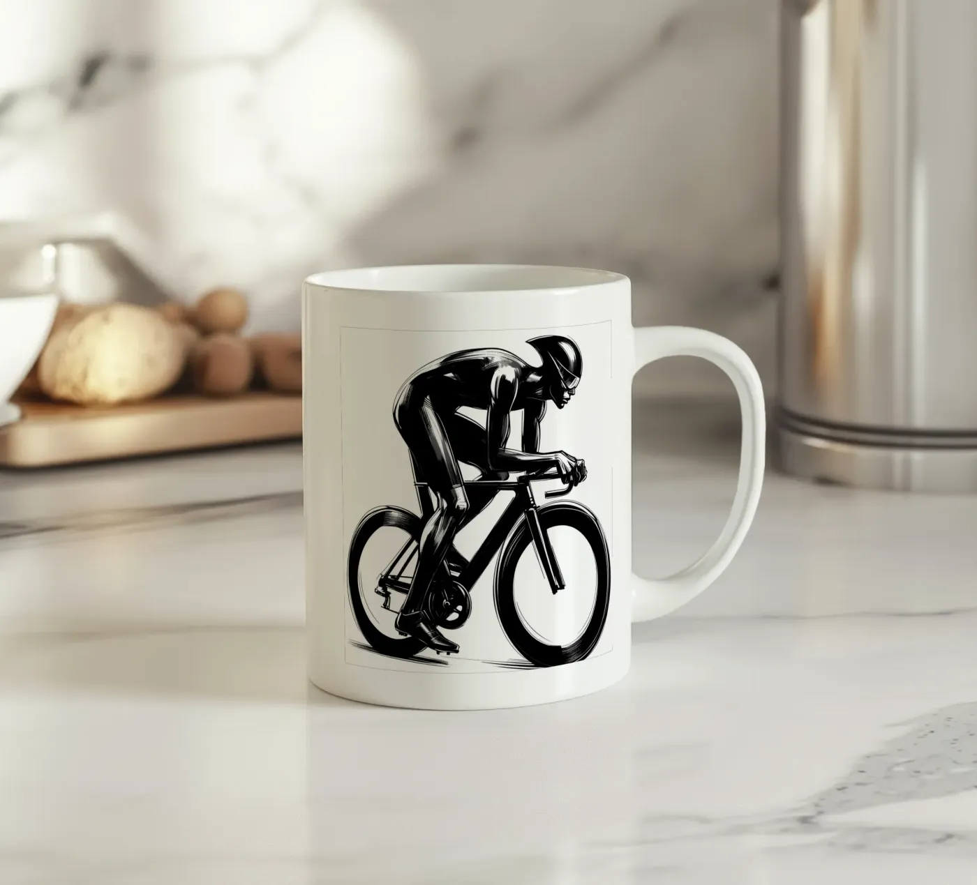CYCLING PERFORMANCE ceramic mug by ARTOMATIC