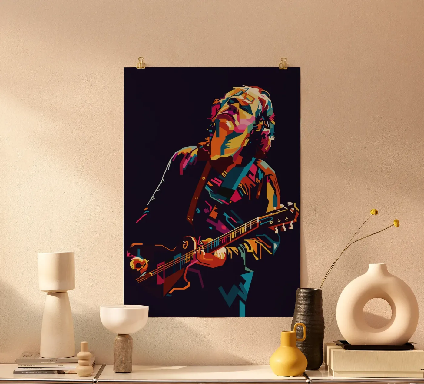 Stile Gary Moore WPAP poster da YUDHISGRAFIS
