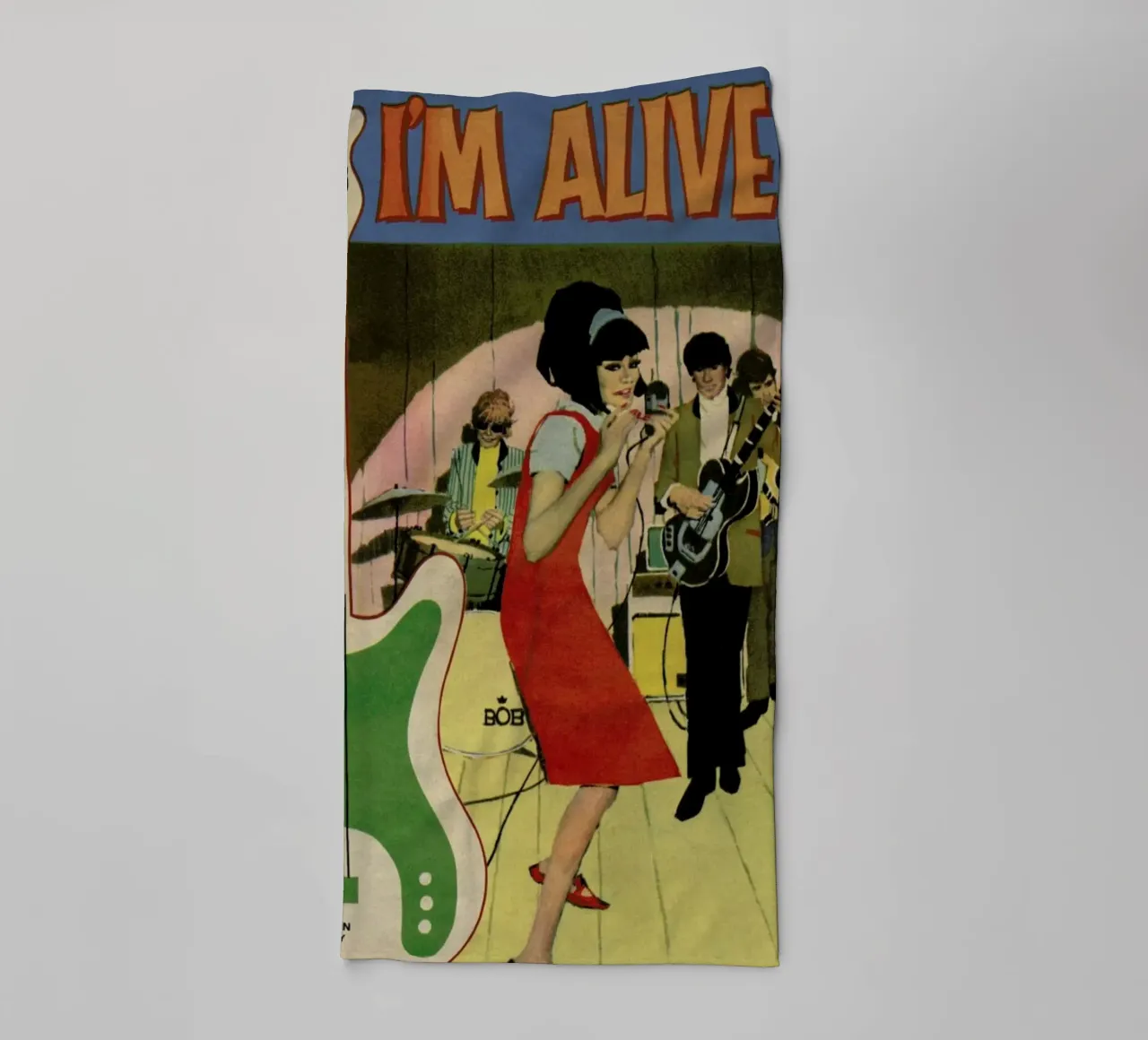 I'm alive asciugamano da bagno da Hemingway Design