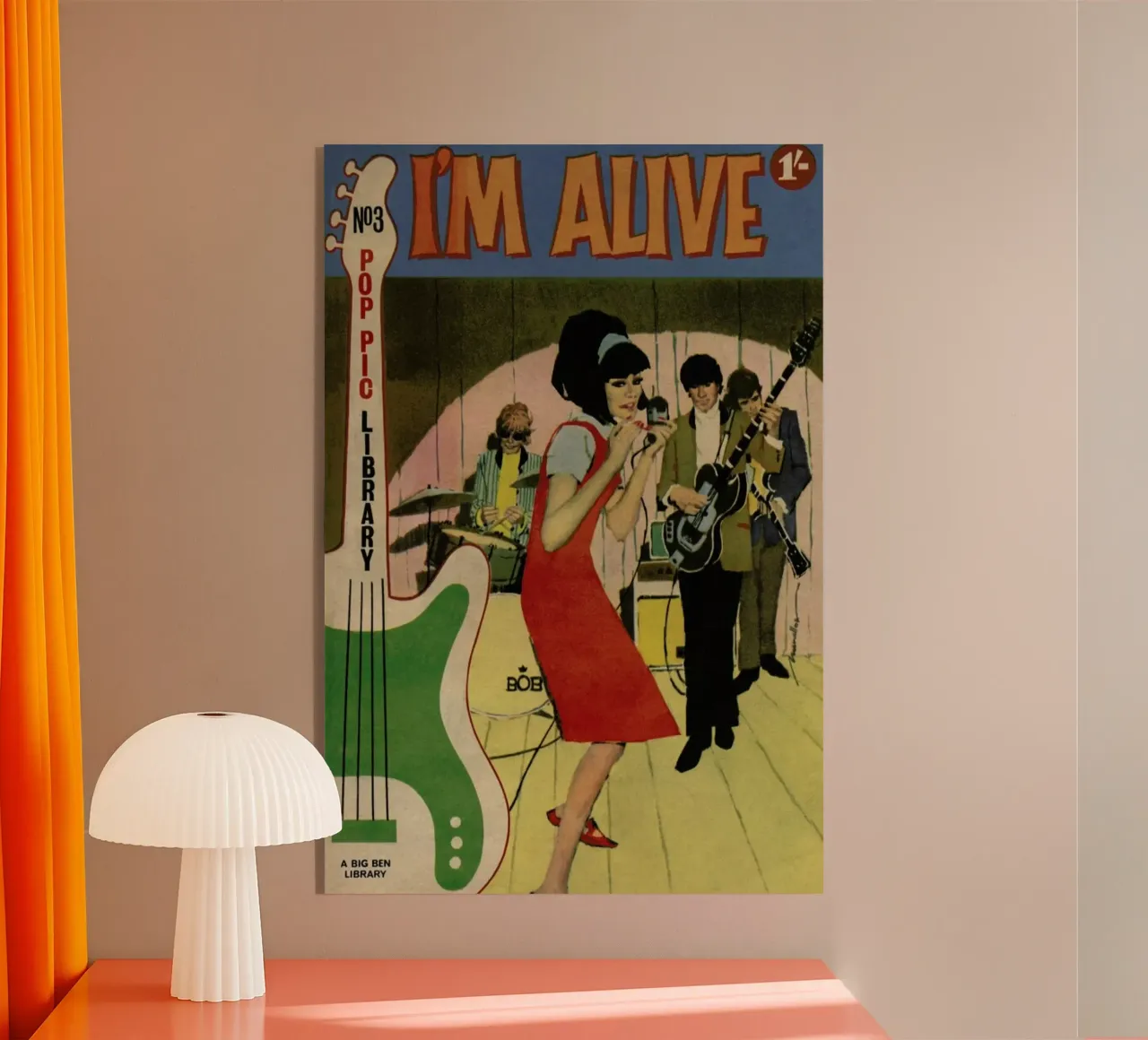 I'm alive plexiglass da Hemingway Design