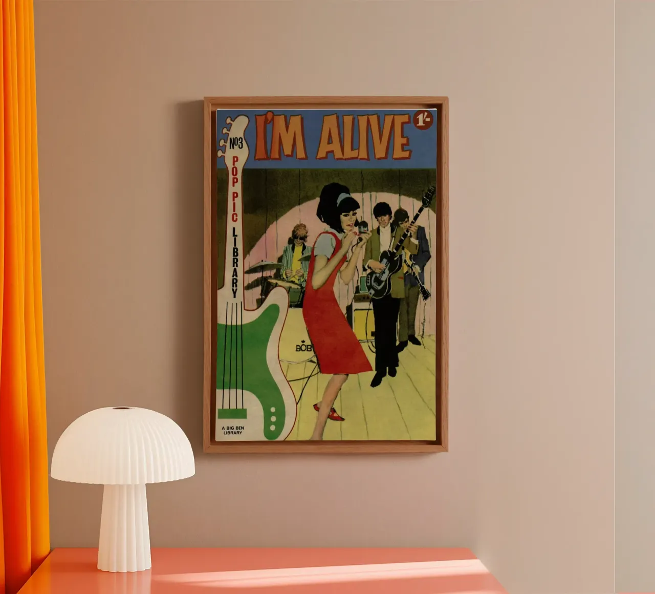 I'm alive canvas by Hemingway Design