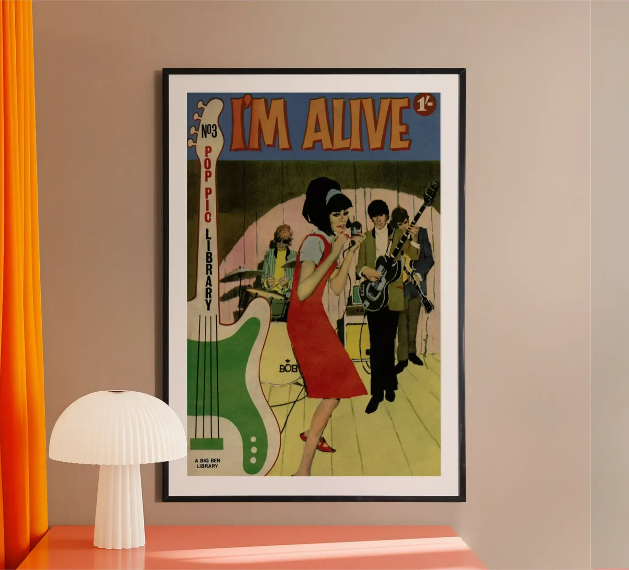 I'm alive carta hahnemühle da Hemingway Design