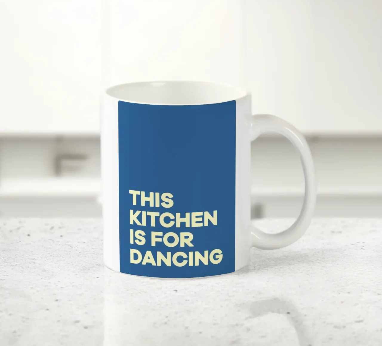Kitchen Dancing ceramic mug by FELICIA