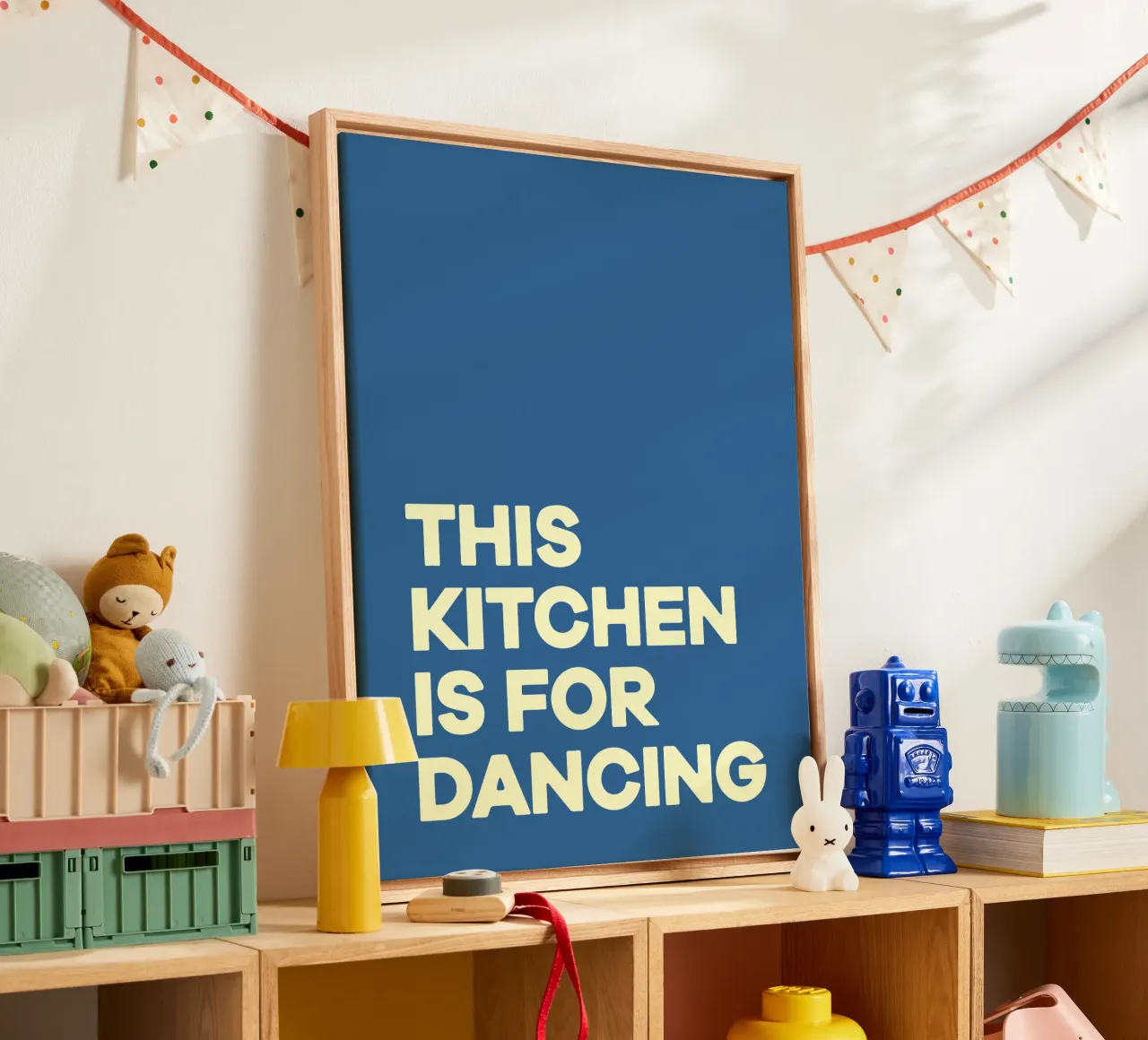 Kitchen Dancing canvas by FELICIA