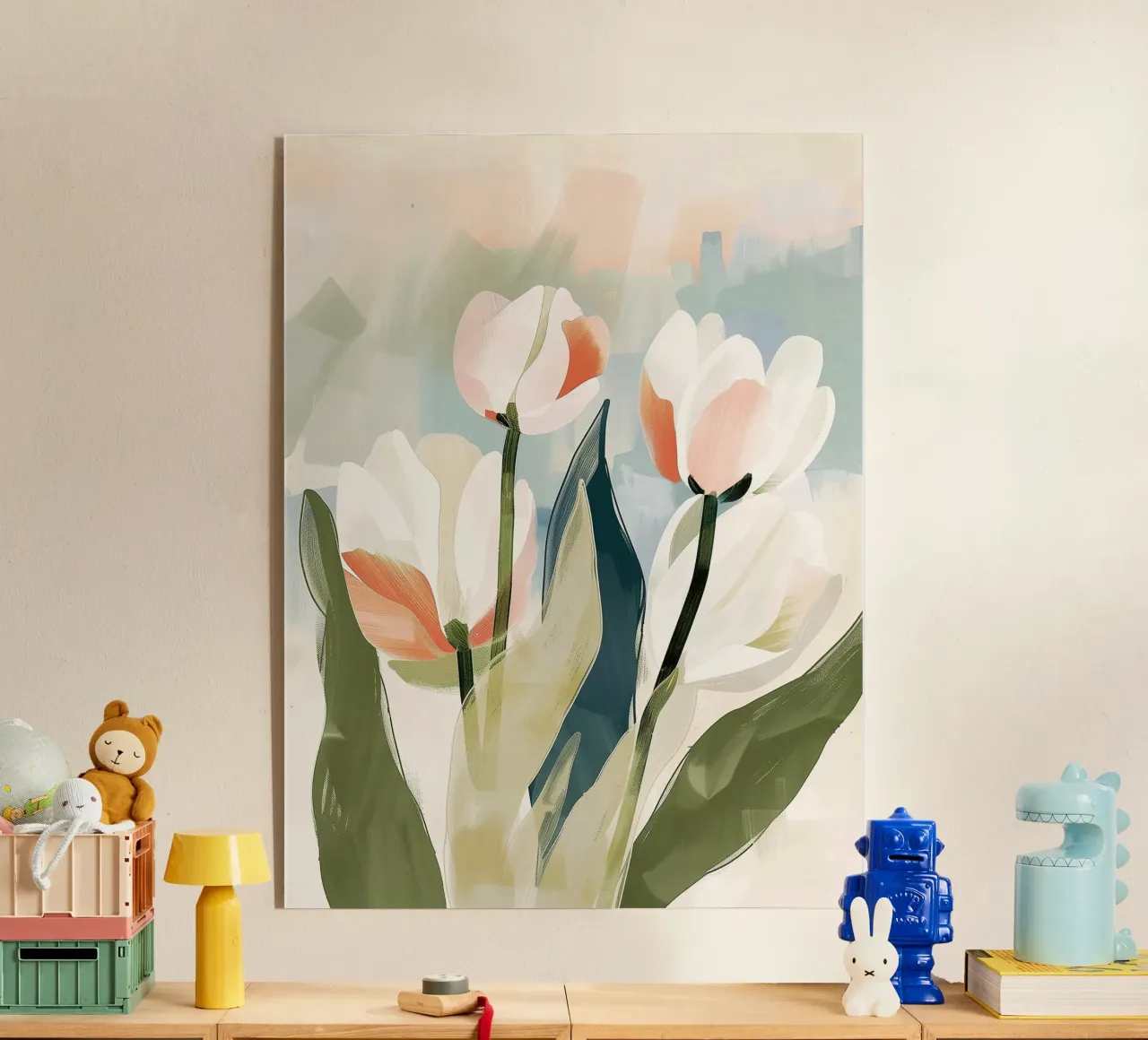 Modern Tulip Study plexiglass da softsoul