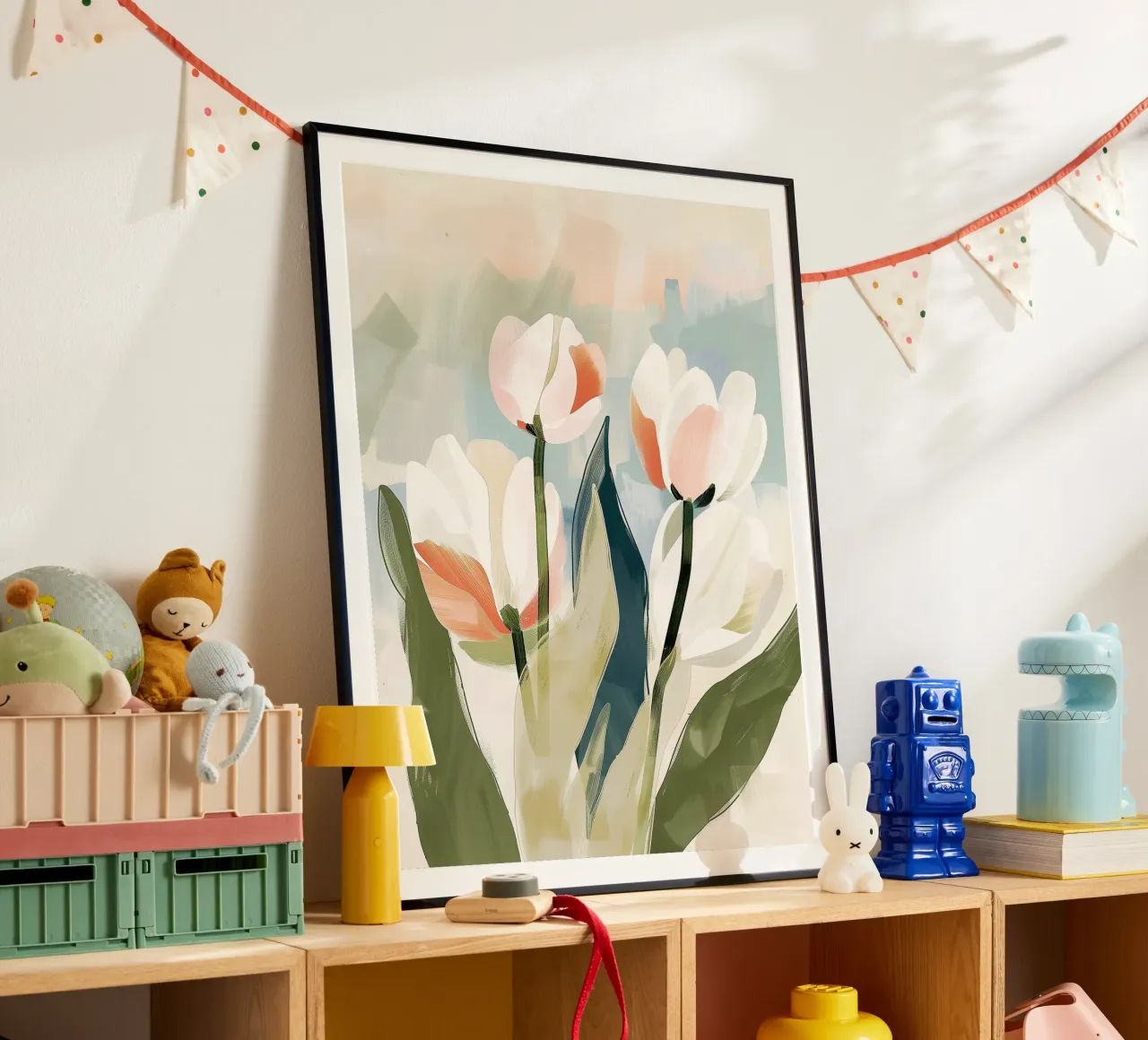 Modern Tulip Study poster da softsoul