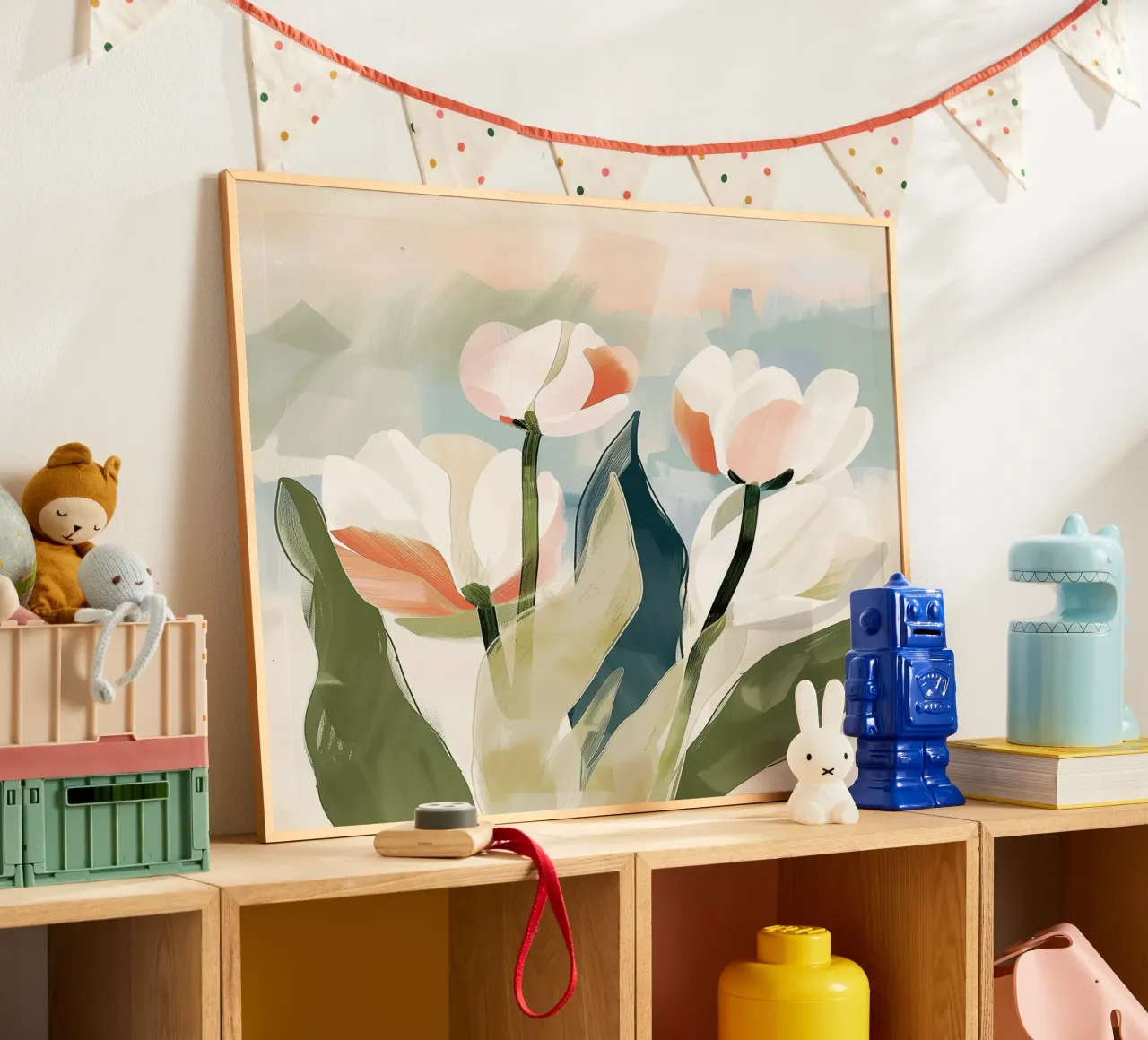 Modern Tulip Study poster da softsoul