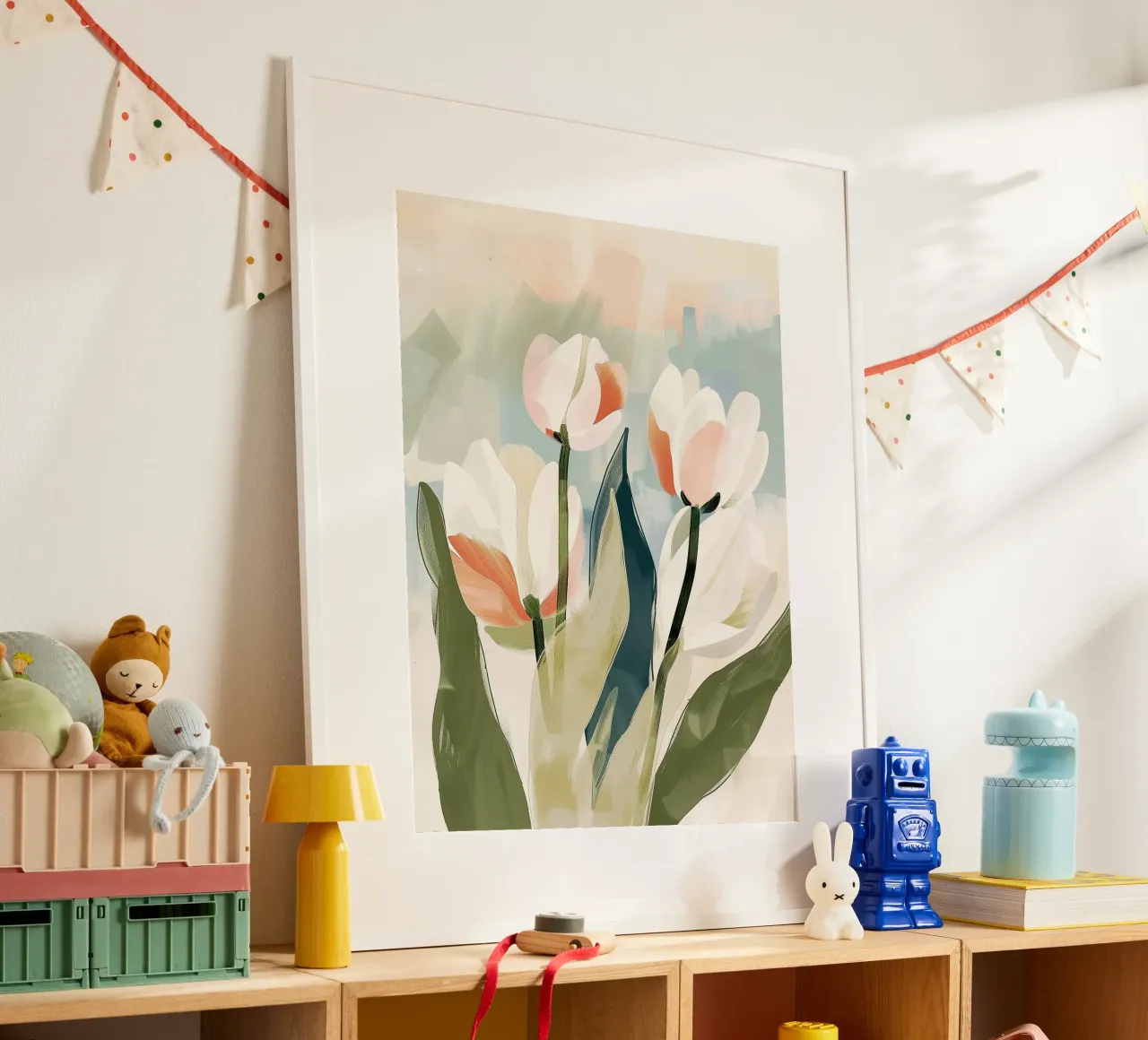 Modern Tulip Study poster da softsoul