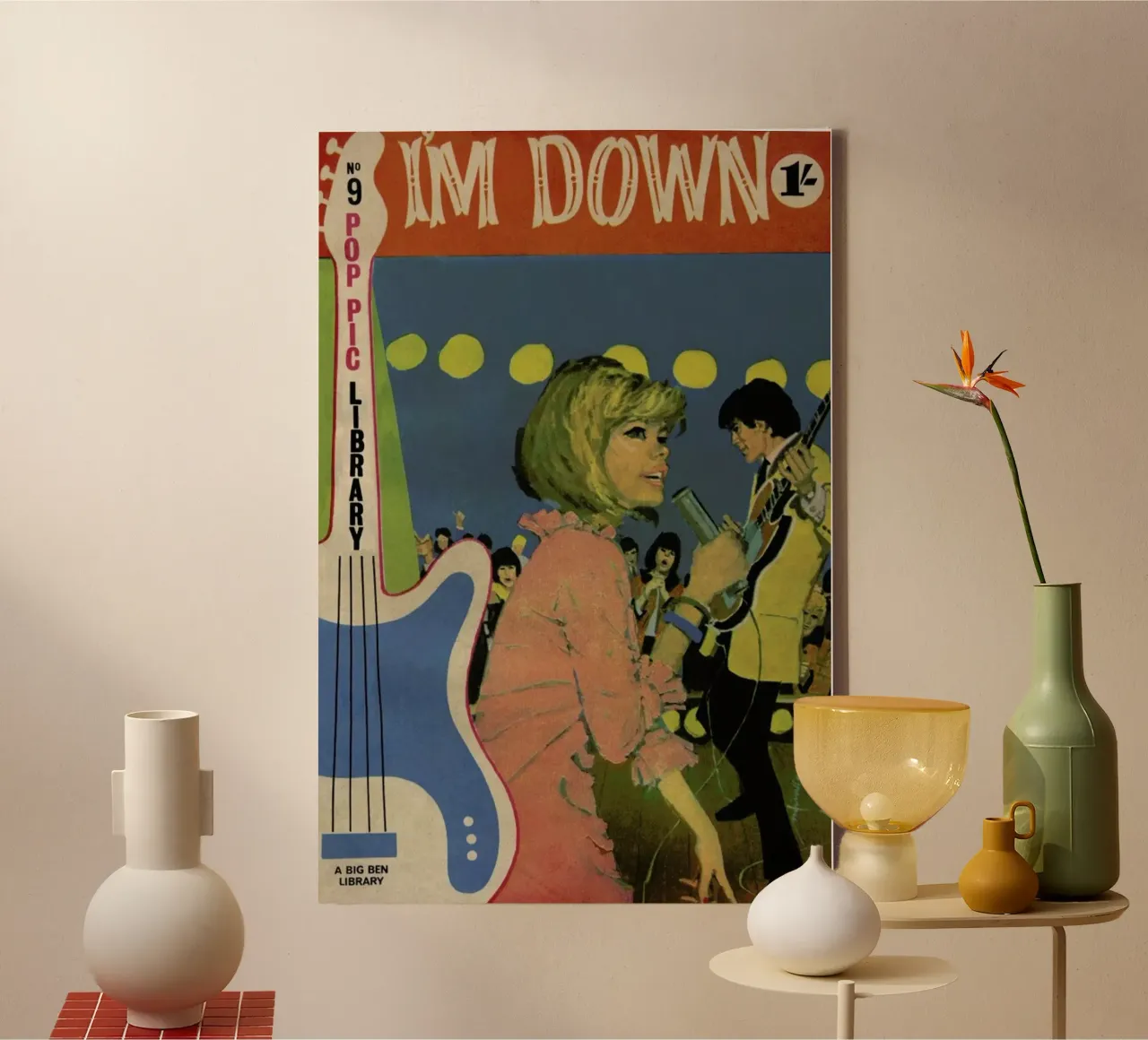 I'm down tela con Cornice a cassetta da Hemingway Design