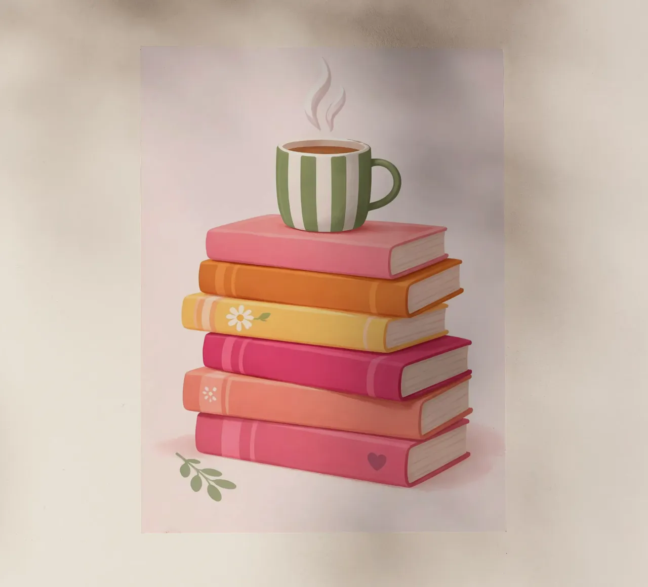 Books and Coffee \ Tea pellicola backlit da IamHomeDesigns