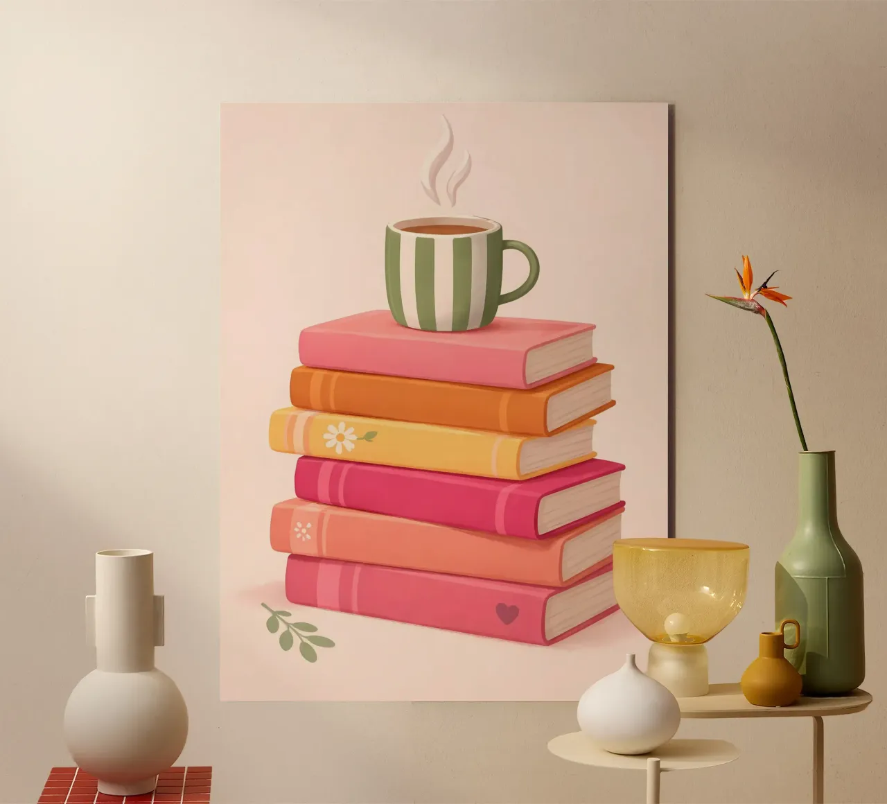 Libri e caffè \ Tè alluminio dibond da IamHomeDesigns