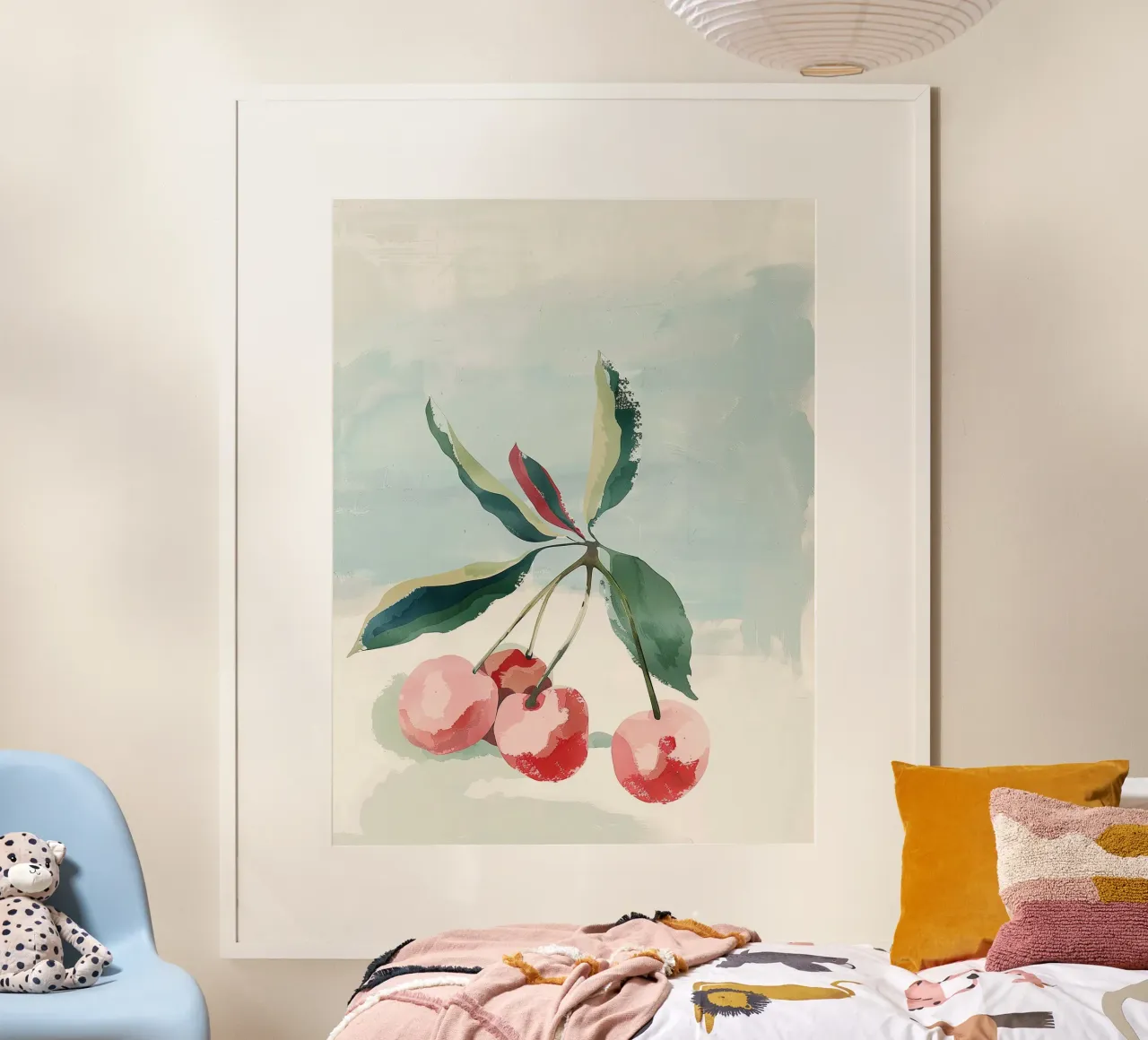 Botanical Cherry poster da softsoul