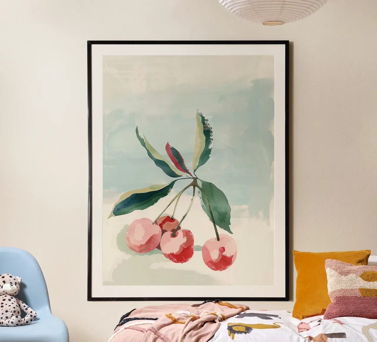 Botanical Cherry poster da softsoul