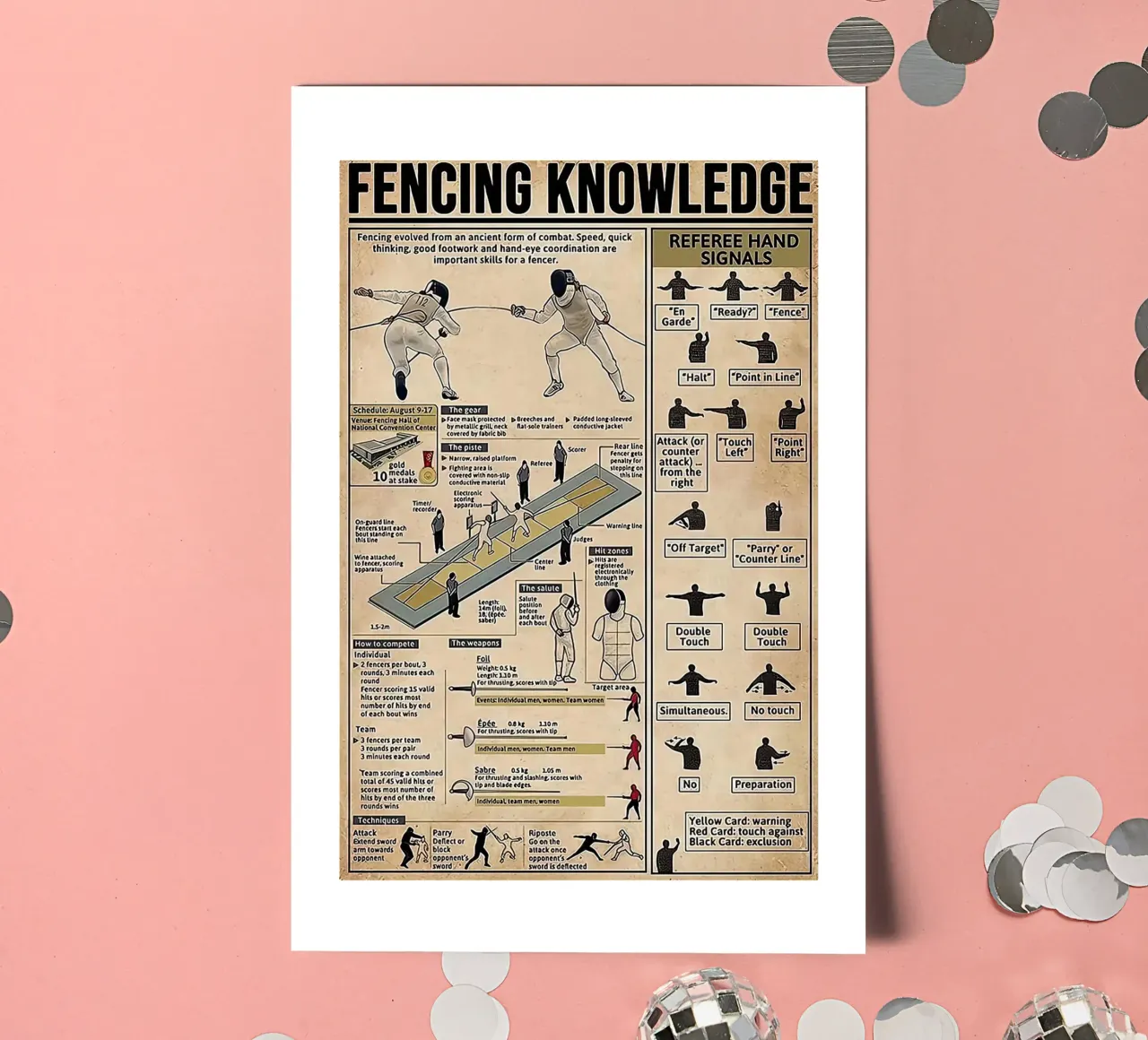 Fencing Knowledge sticker sheet by Maritiknowled