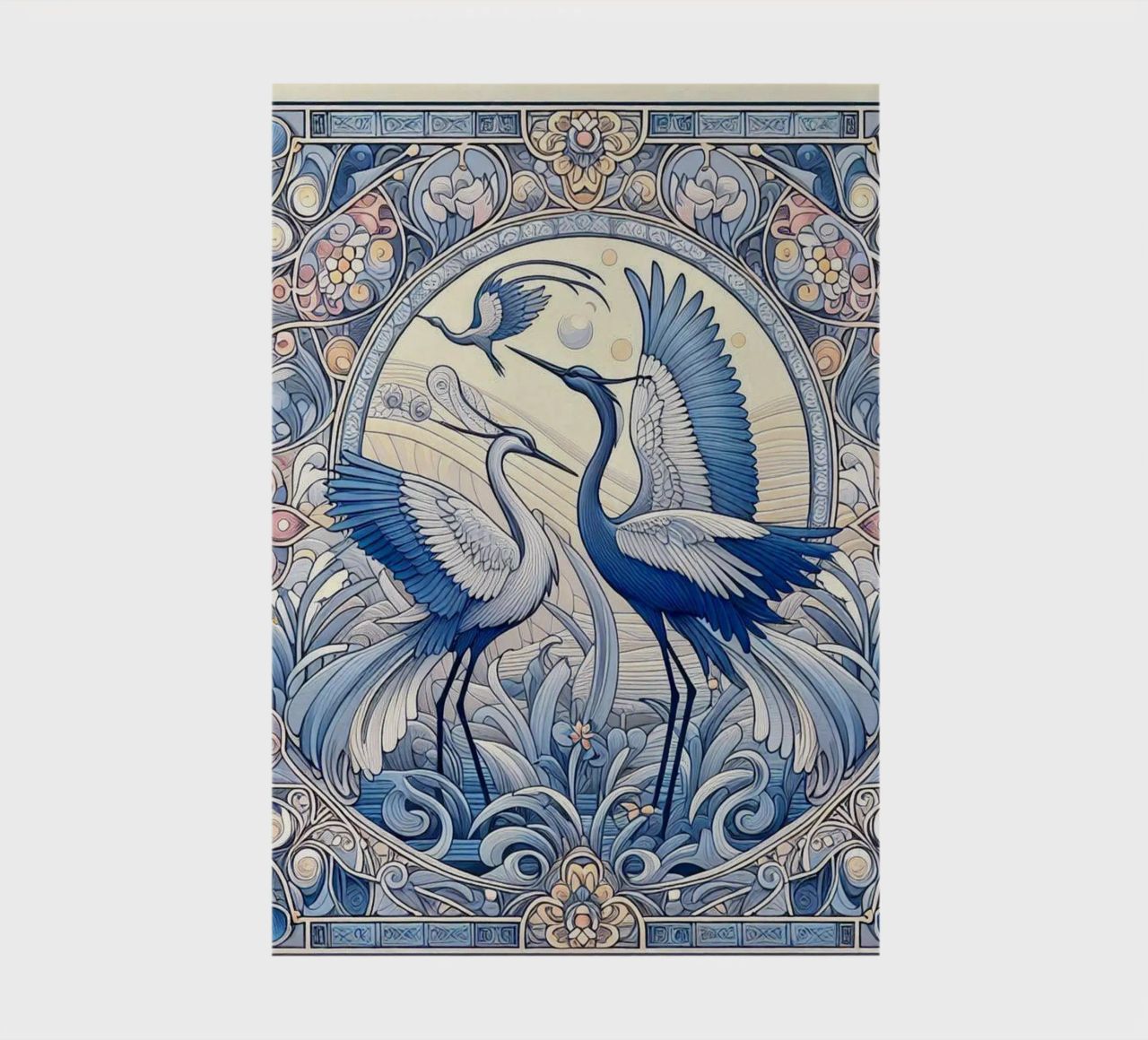 Ballet of the cranes notebook by Art-Nouveau-Dsg