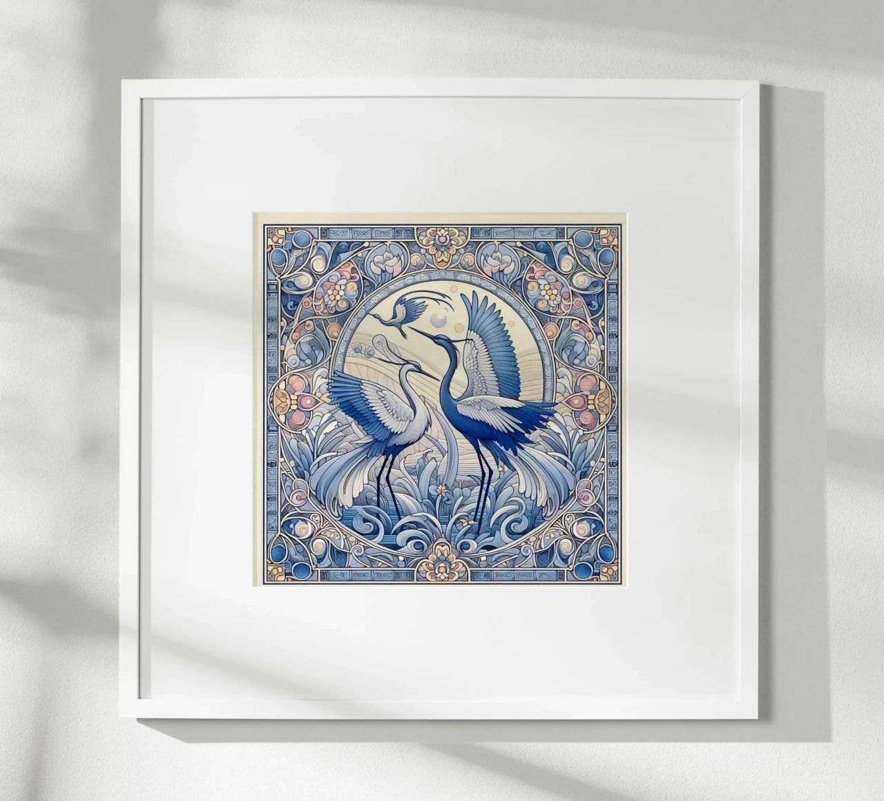 Ballet of the cranes poster by Art-Nouveau-Dsg