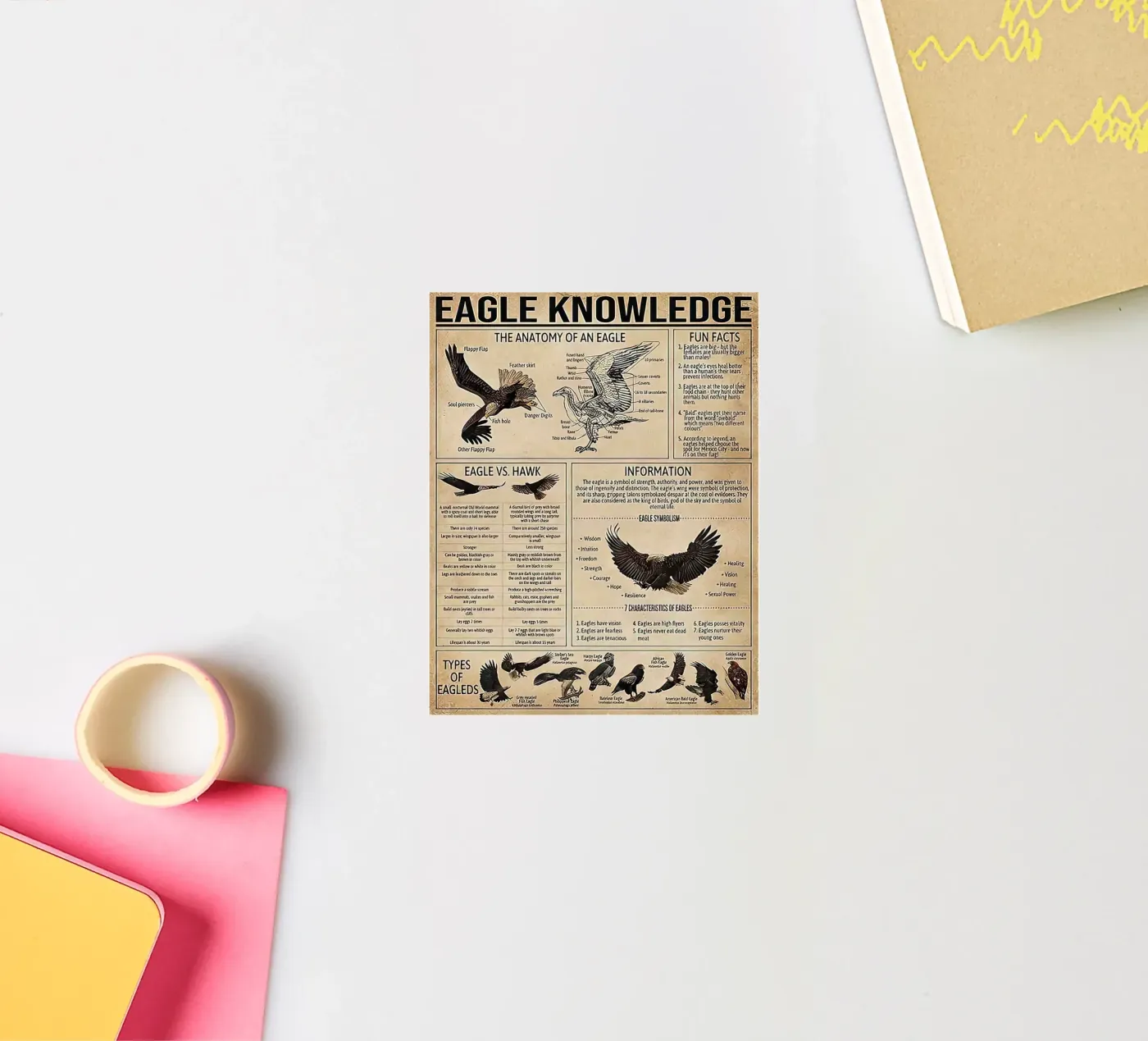 Bird Knowledge adesivo da Maritiknowled