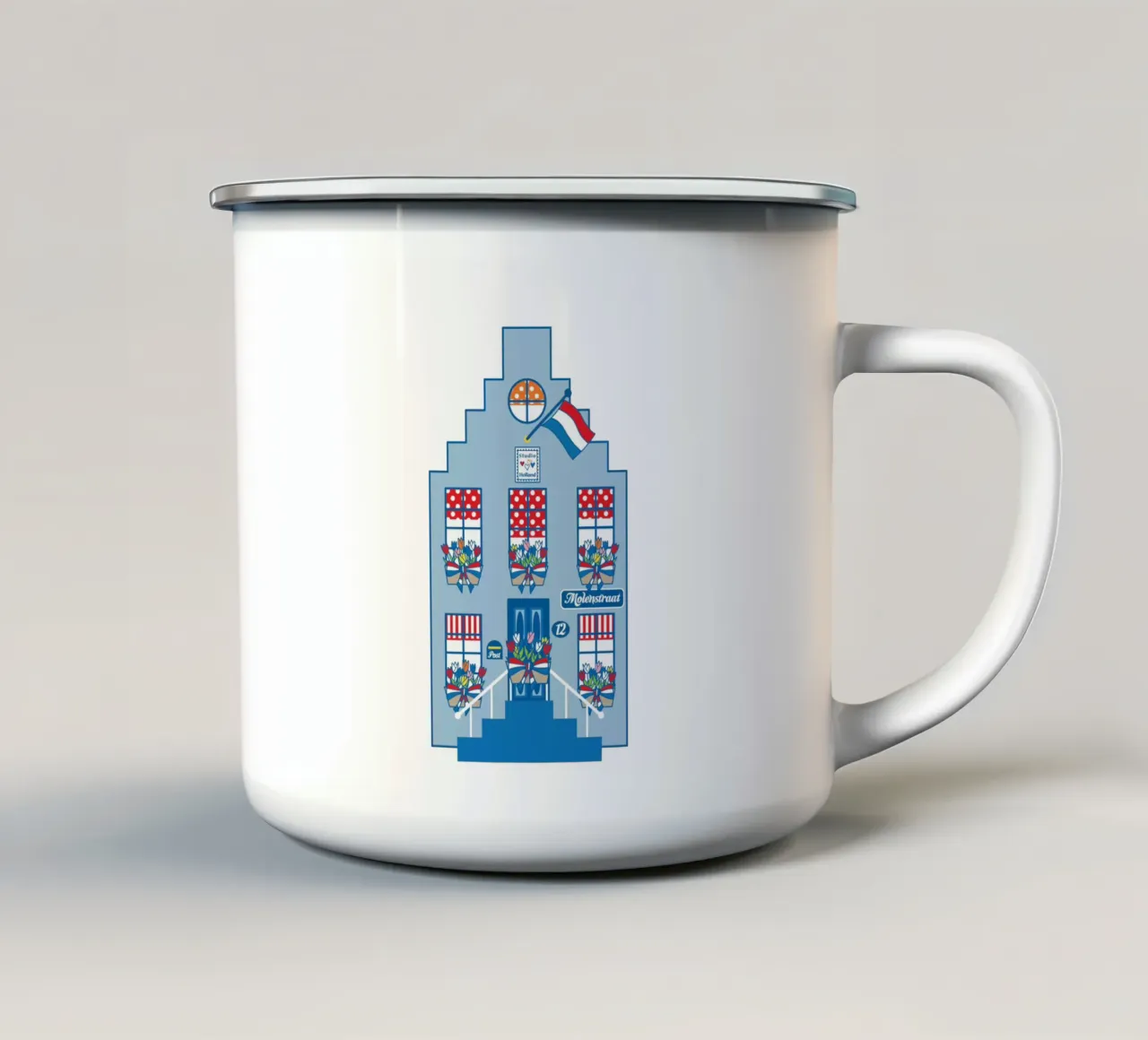 Dutch Canal House tazza in smalto da Studio Holland