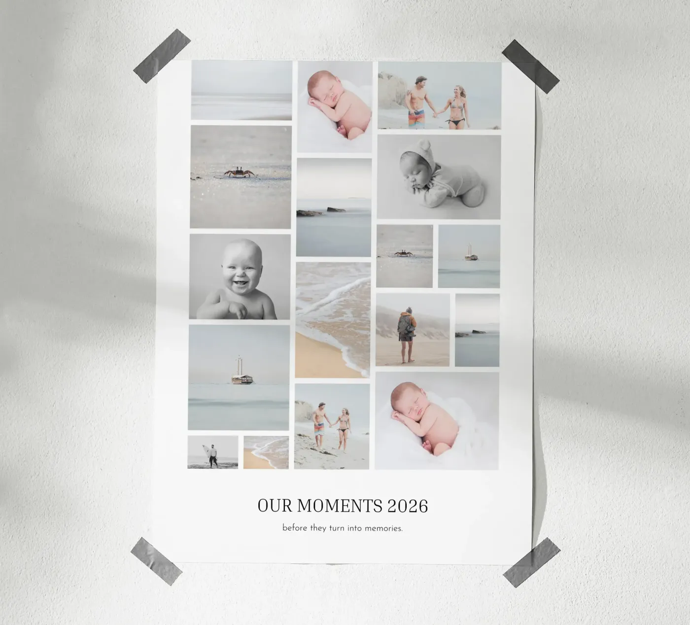 Simple and real poster da we line studio - design