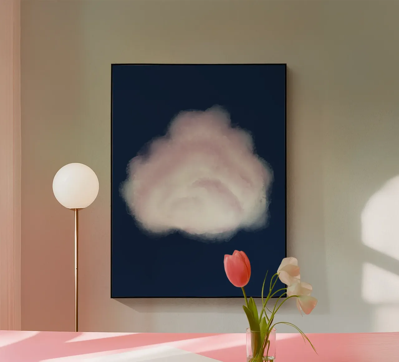 Between clouds and candy cotton plexiglass da They Call Me Abstract