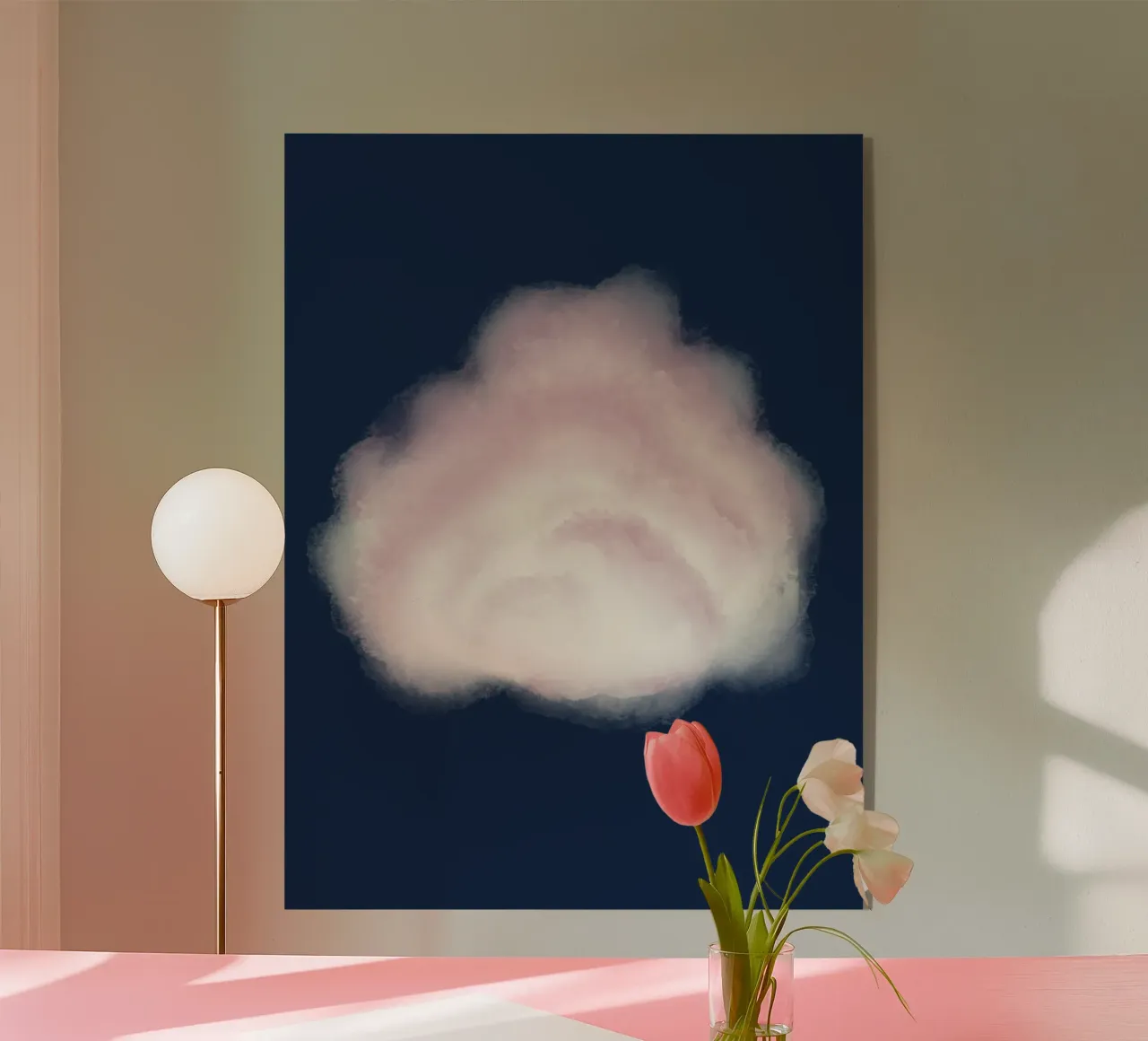 Between clouds and candy cotton plexiglass da They Call Me Abstract