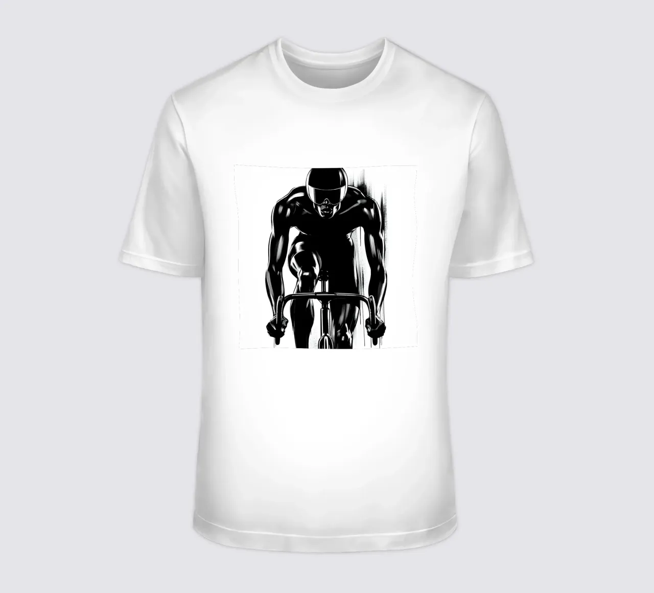 RADFAHRER AUF FAHRRAD T-Shirt von ARTOMATIC