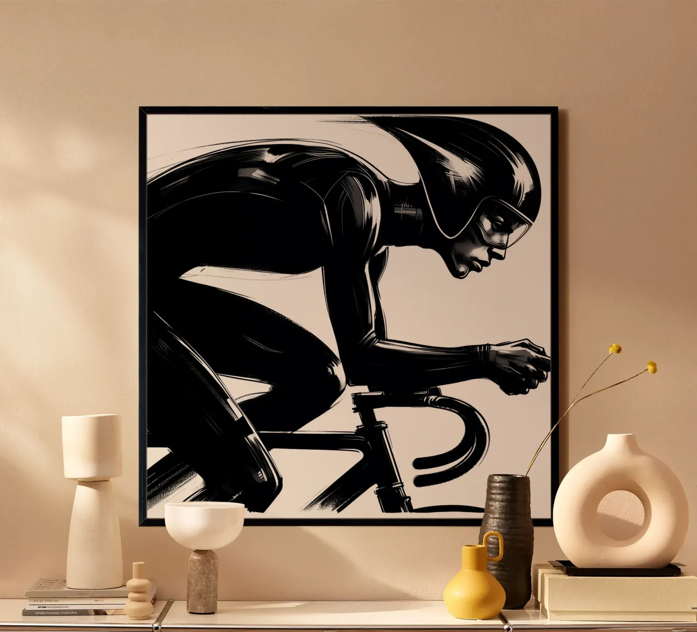 FIETS STAMINA poster van ARTOMATIC