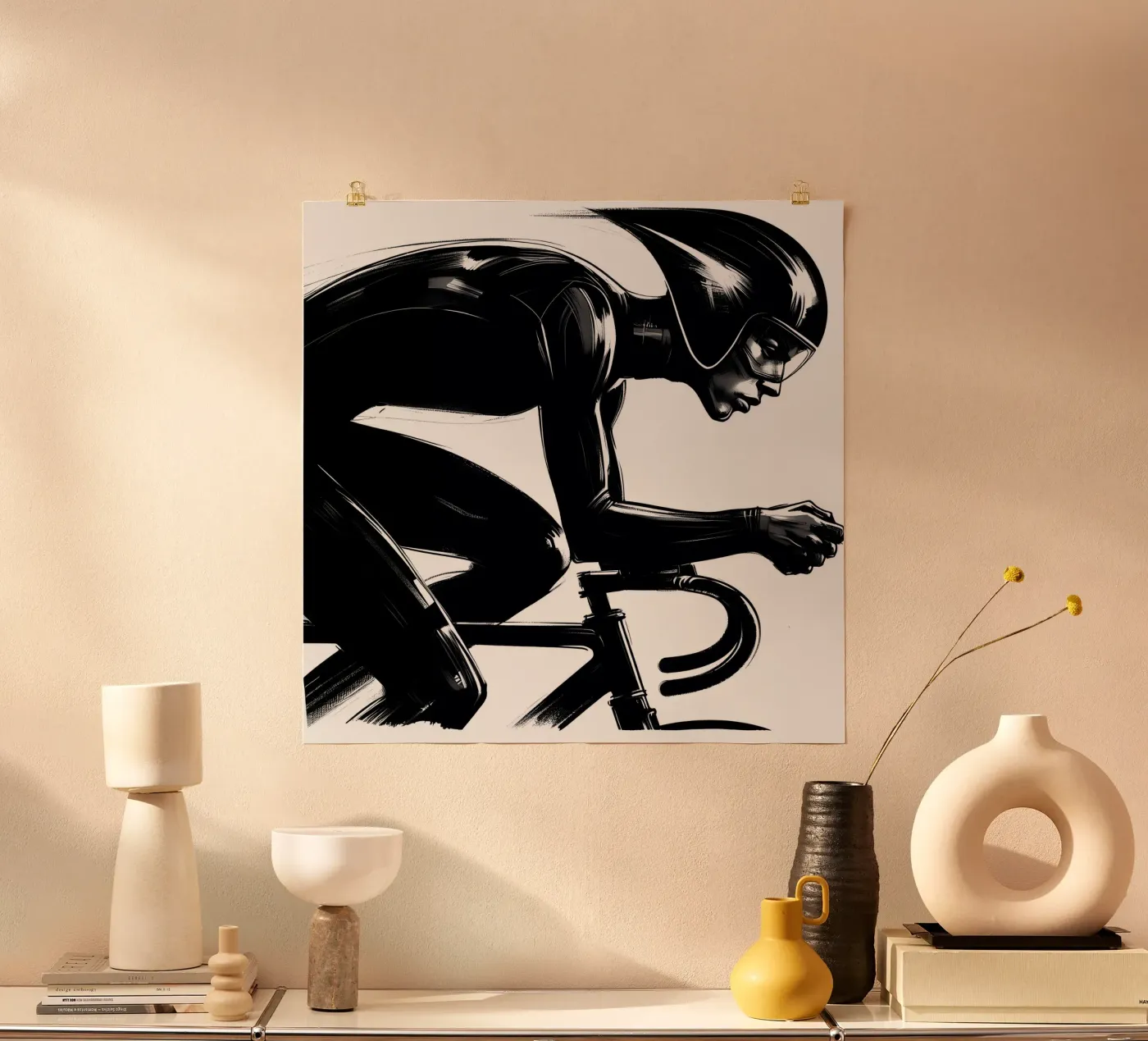 FIETS STAMINA poster van ARTOMATIC