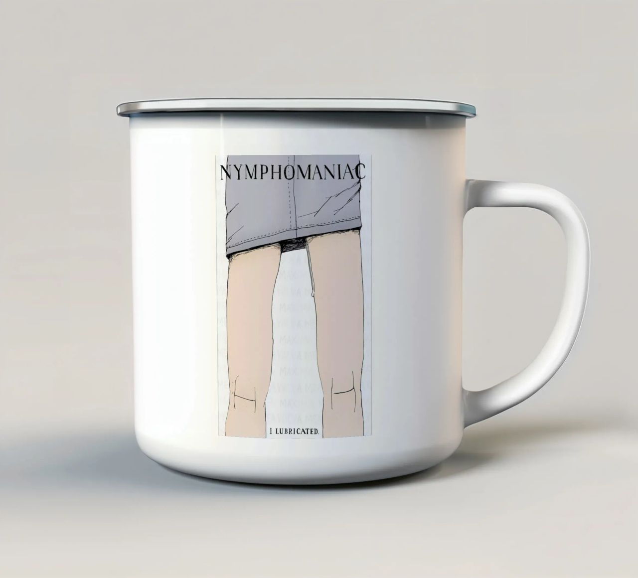 Nymphomaniac tazza in smalto da Mary and the Locks