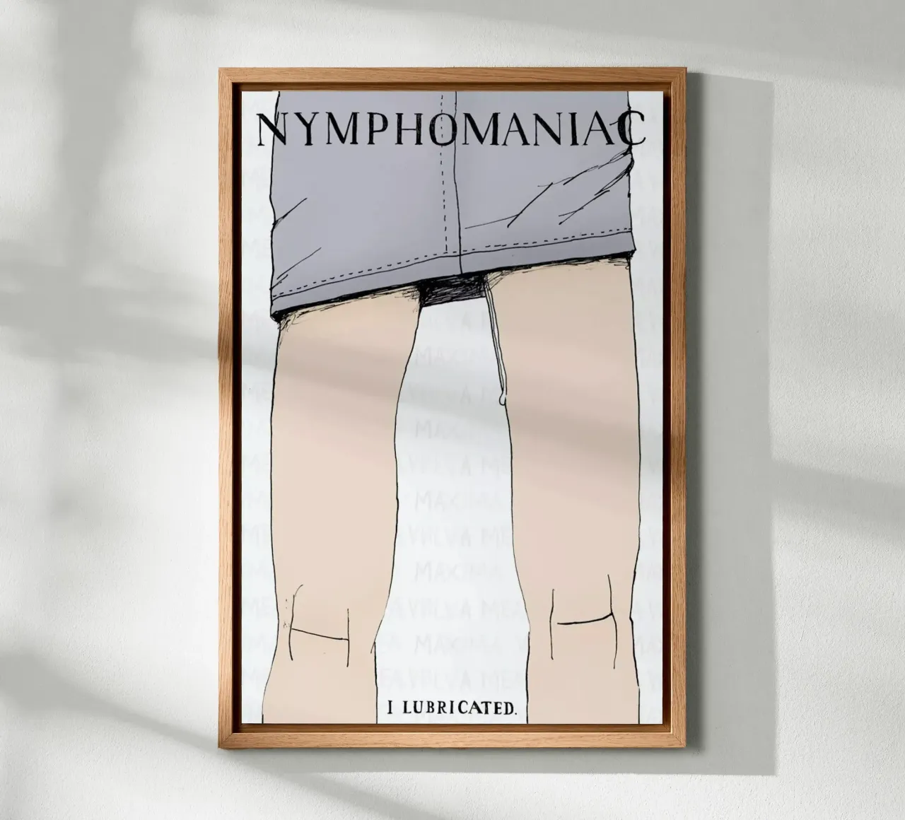 Nymphomaniac alluminio dibond da Mary and the Locks