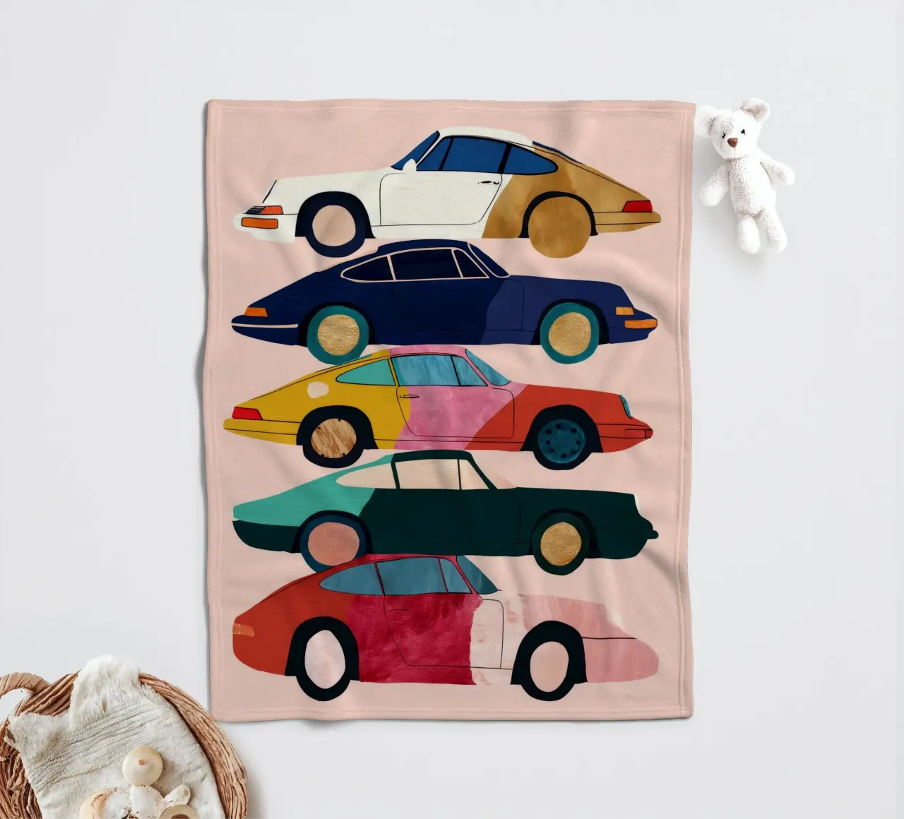 Oldtimer-Sammlung Fleecedecke von DaarbyN