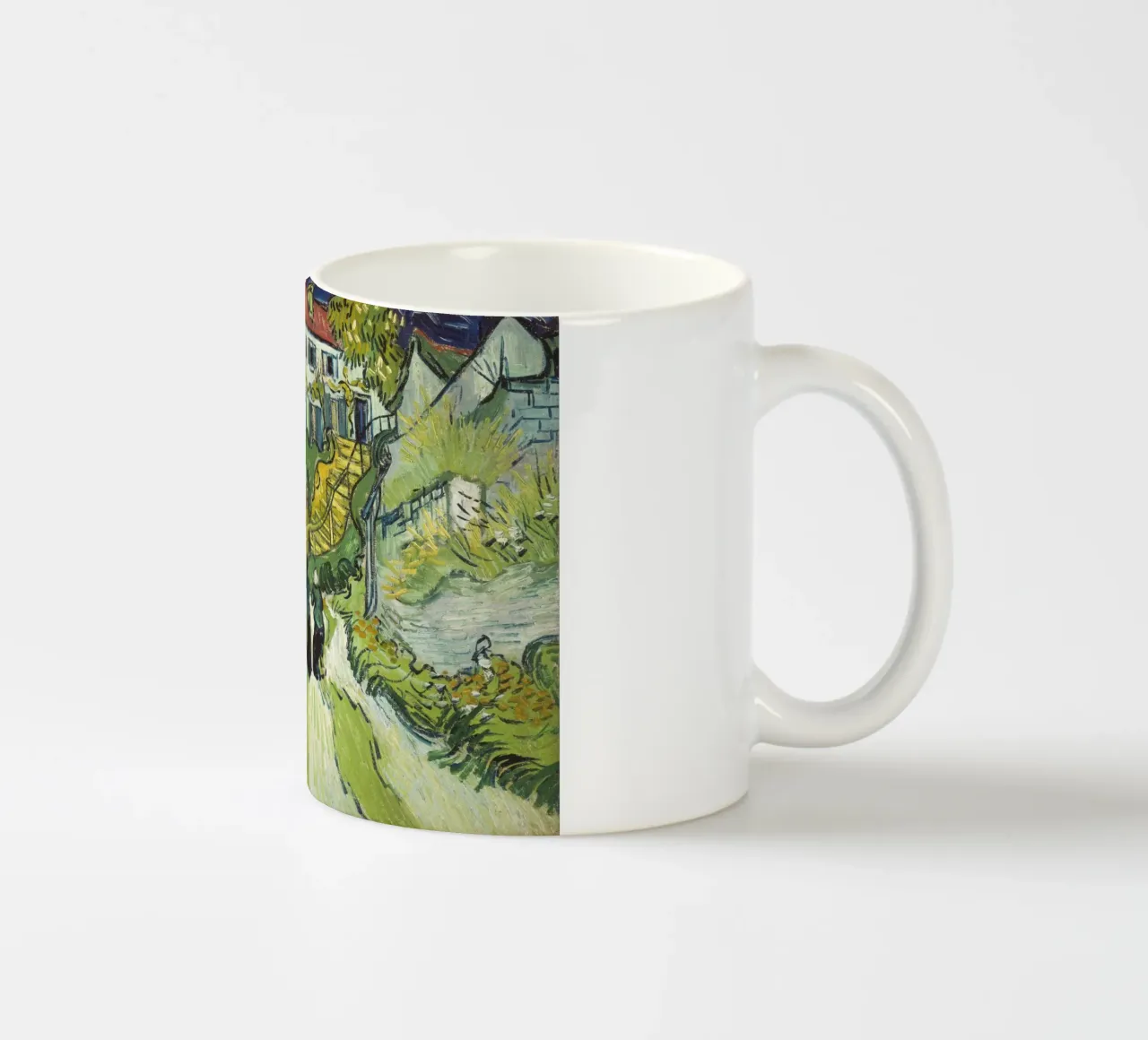 Vincent van Gogh - Scala di Auvers (1890) tazza in ceramica da Timeless Artworks