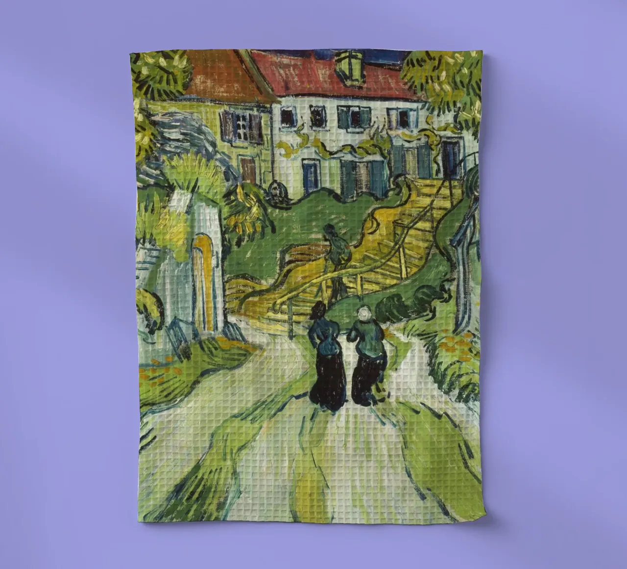 Vincent van Gogh - Scala di Auvers (1890) canovaccio da cucina da Timeless Artworks
