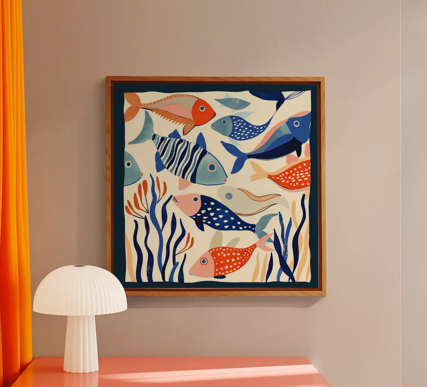 Dancing Fish Acryl-Glas von Luca