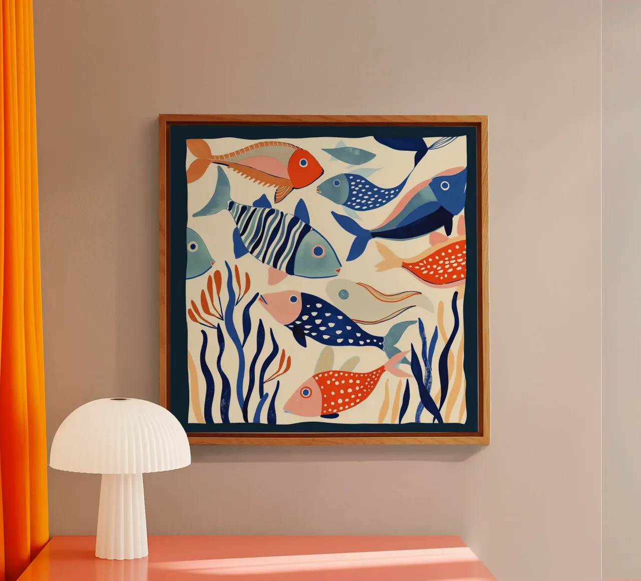 Dancing Fish plexiglas de Luca