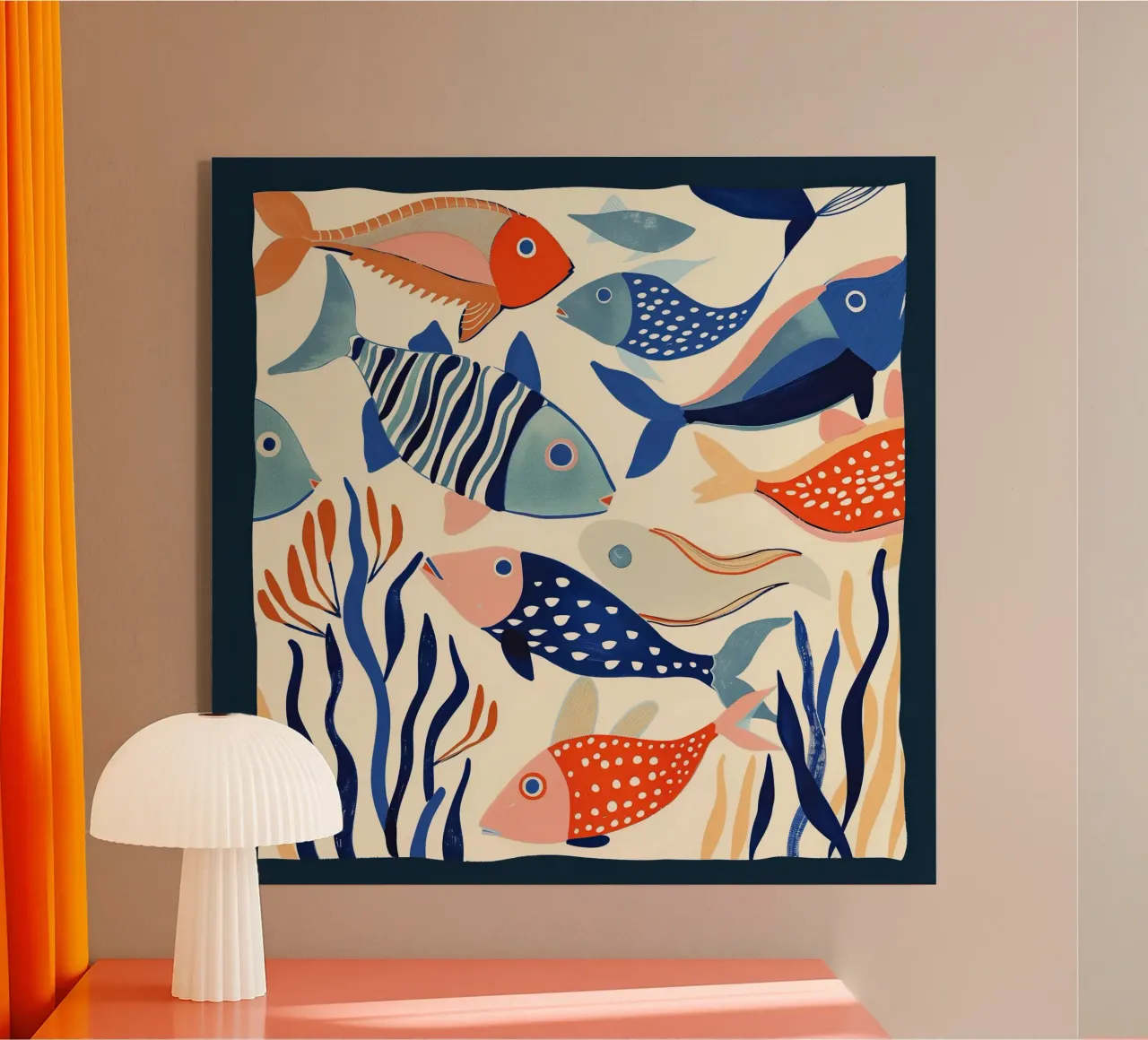 Dancing Fish plexiglas de Luca