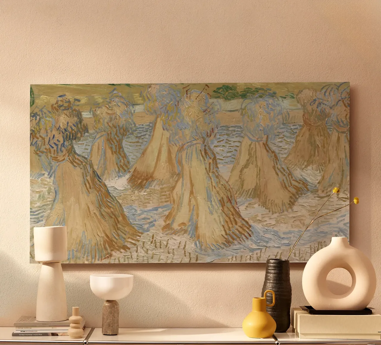Vincent van Gogh - Weizengarben - 1985 Alu-Dibond von Timeless Artworks
