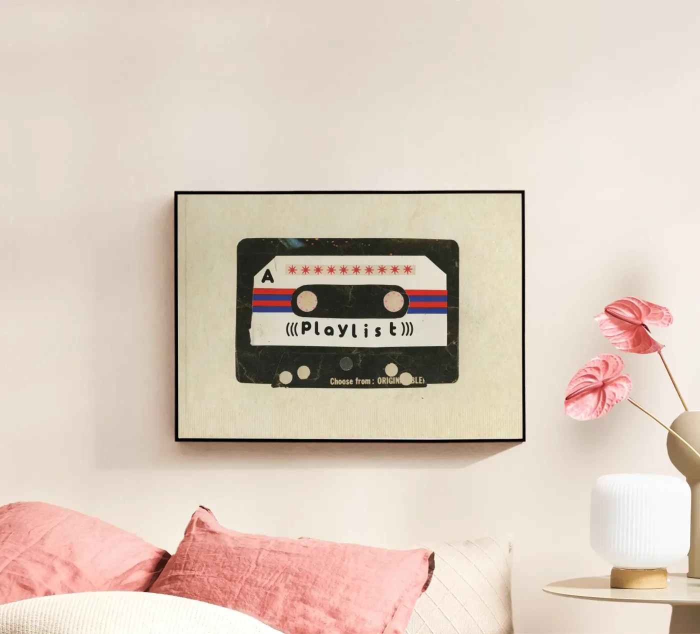 Playlist plexiglass da Cassia Beck Collage