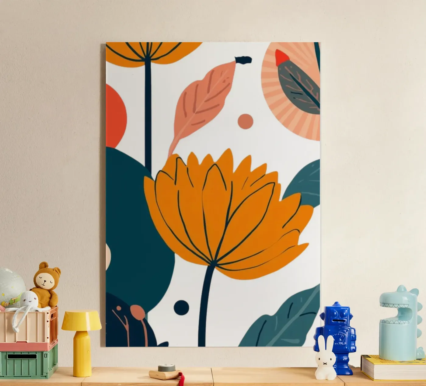 FlowerPower acryl van Tabea Jule