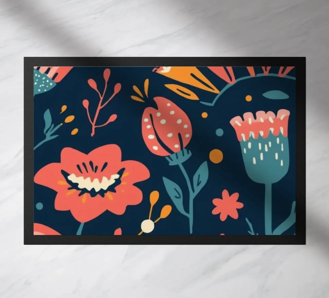 Bloom deurmat van Tabea Jule