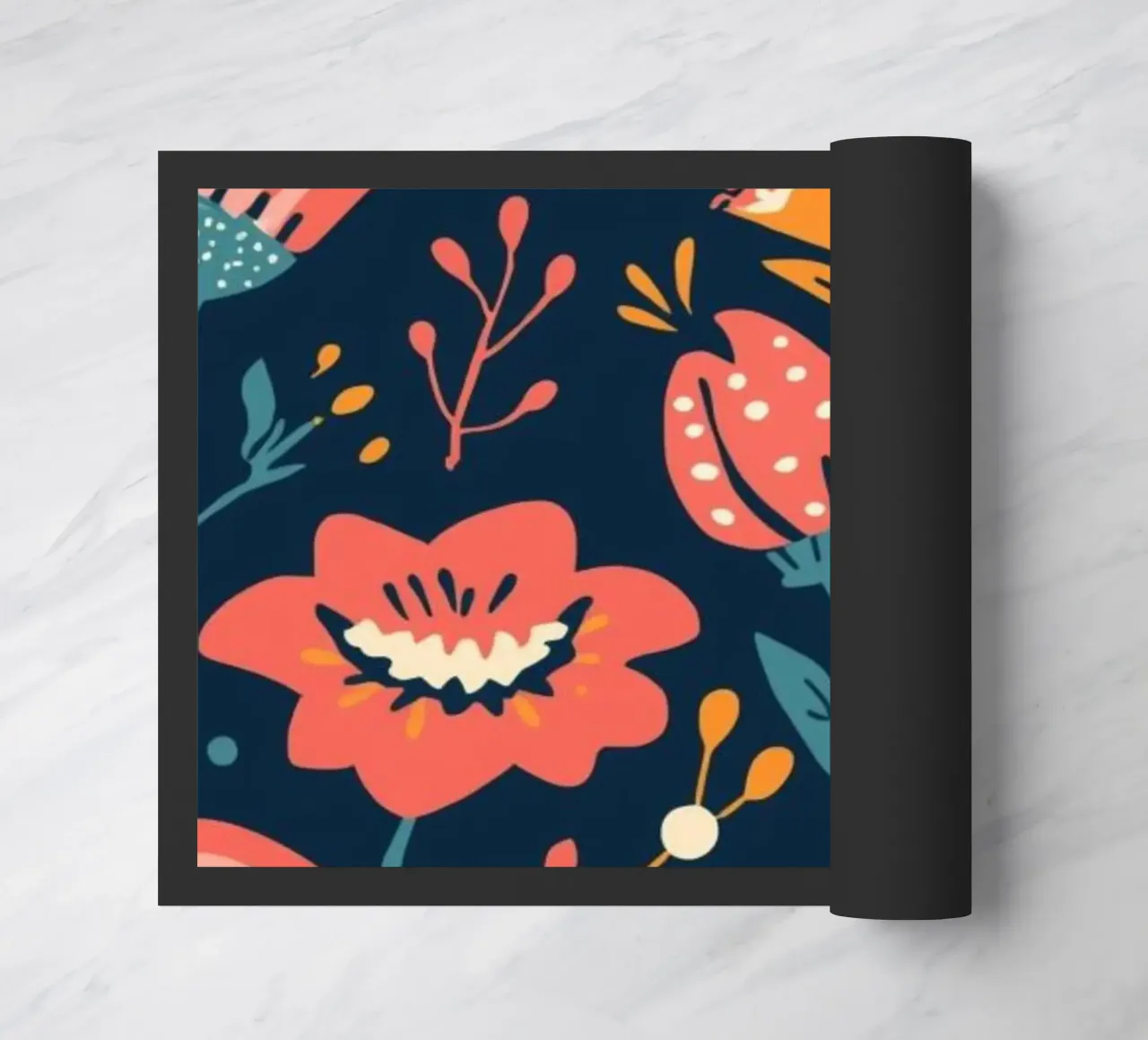 Bloom deurmat van Tabea Jule