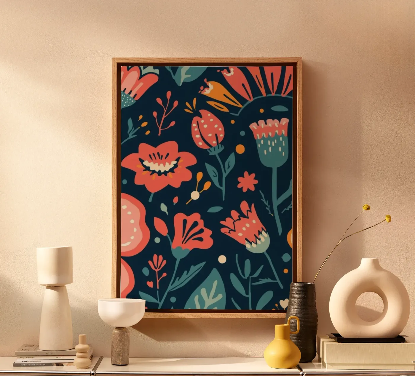 Bloom canvas by Tabea Jule