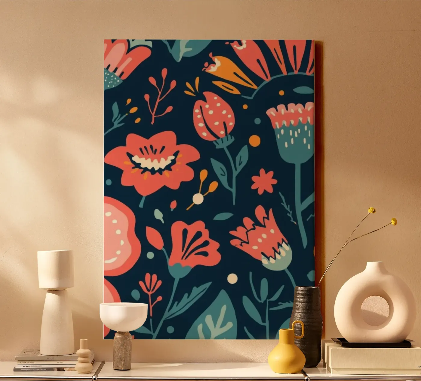 Bloom canvas by Tabea Jule