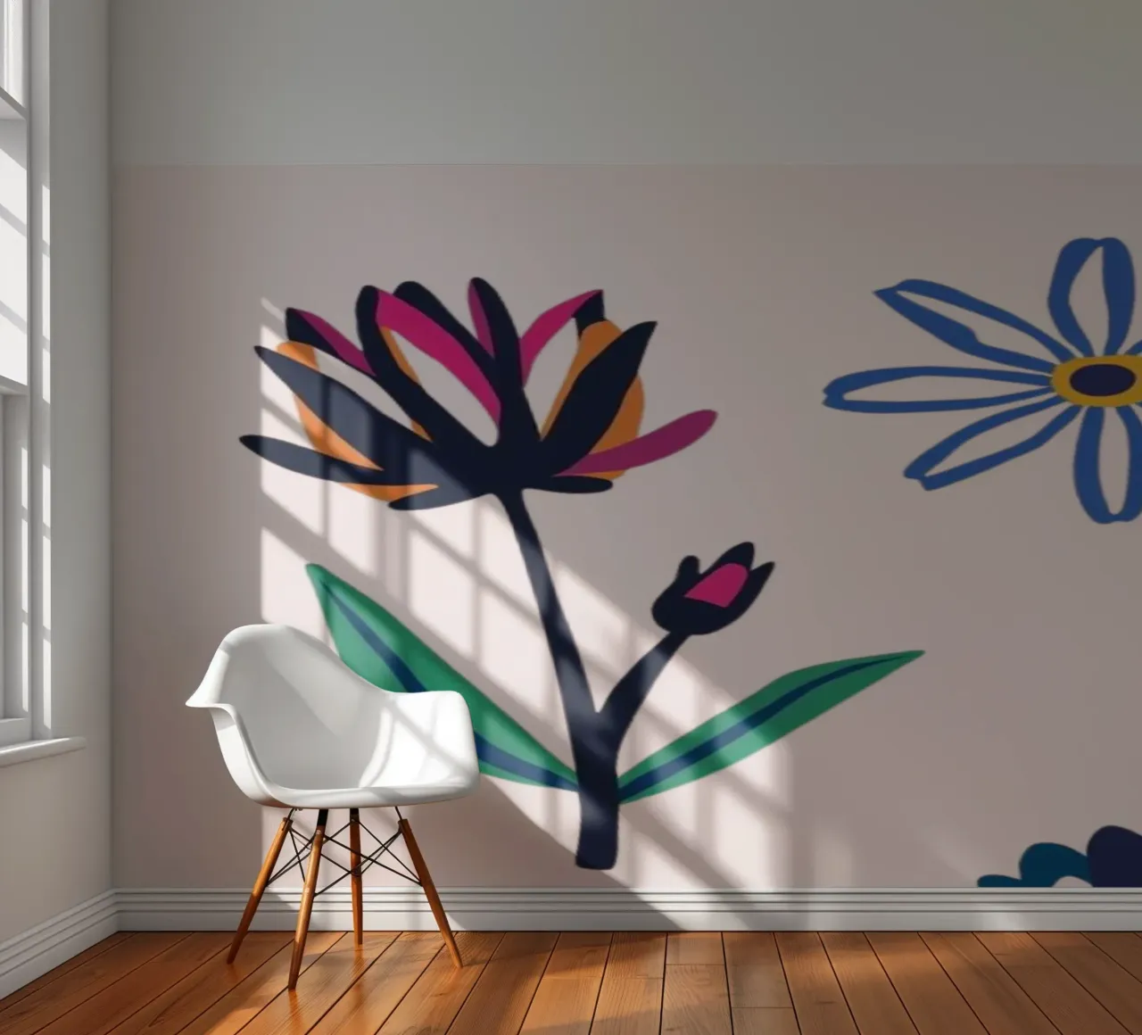 Springtime fotobehang van Tabea Jule