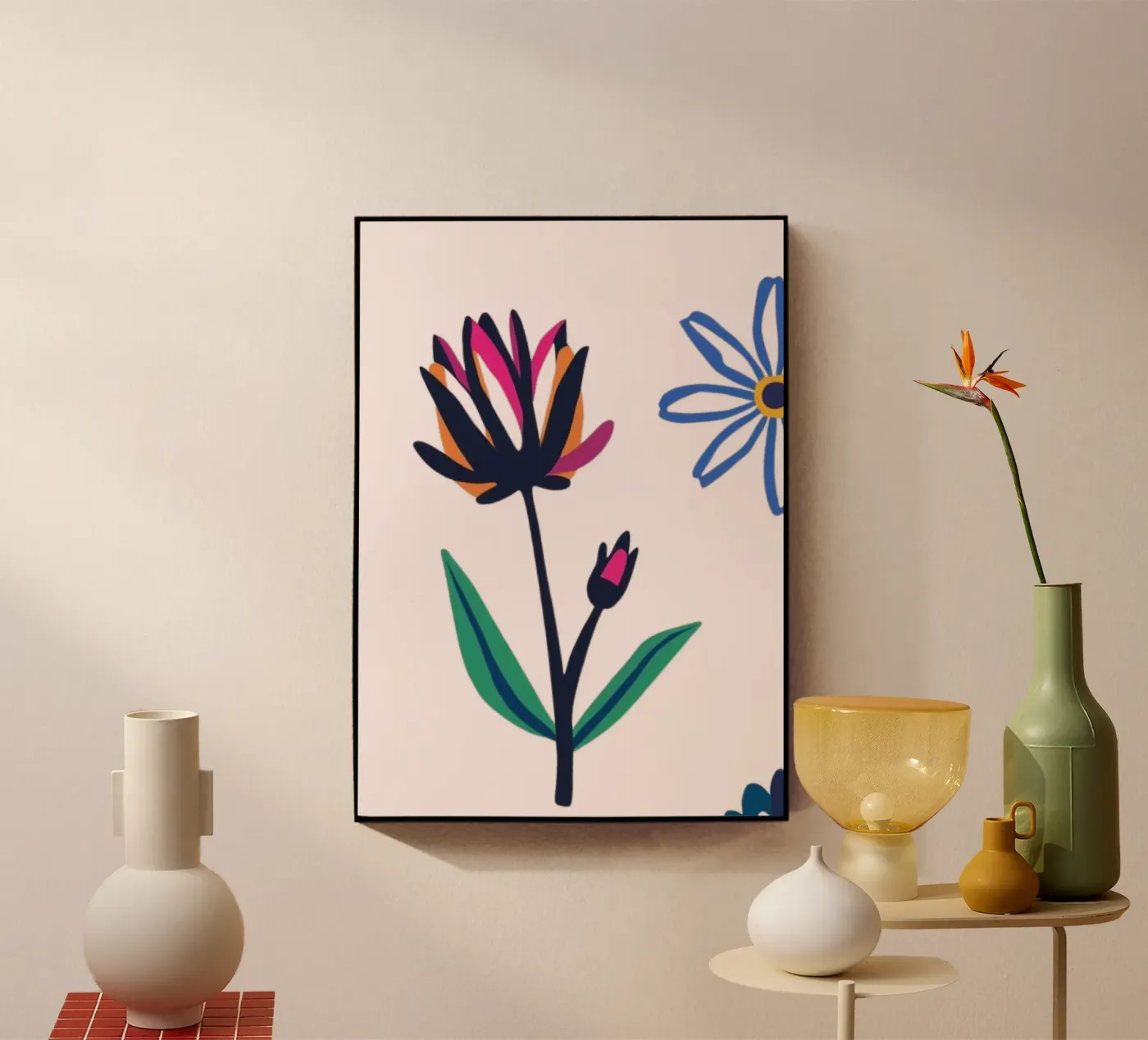 Springtime acryl van Tabea Jule