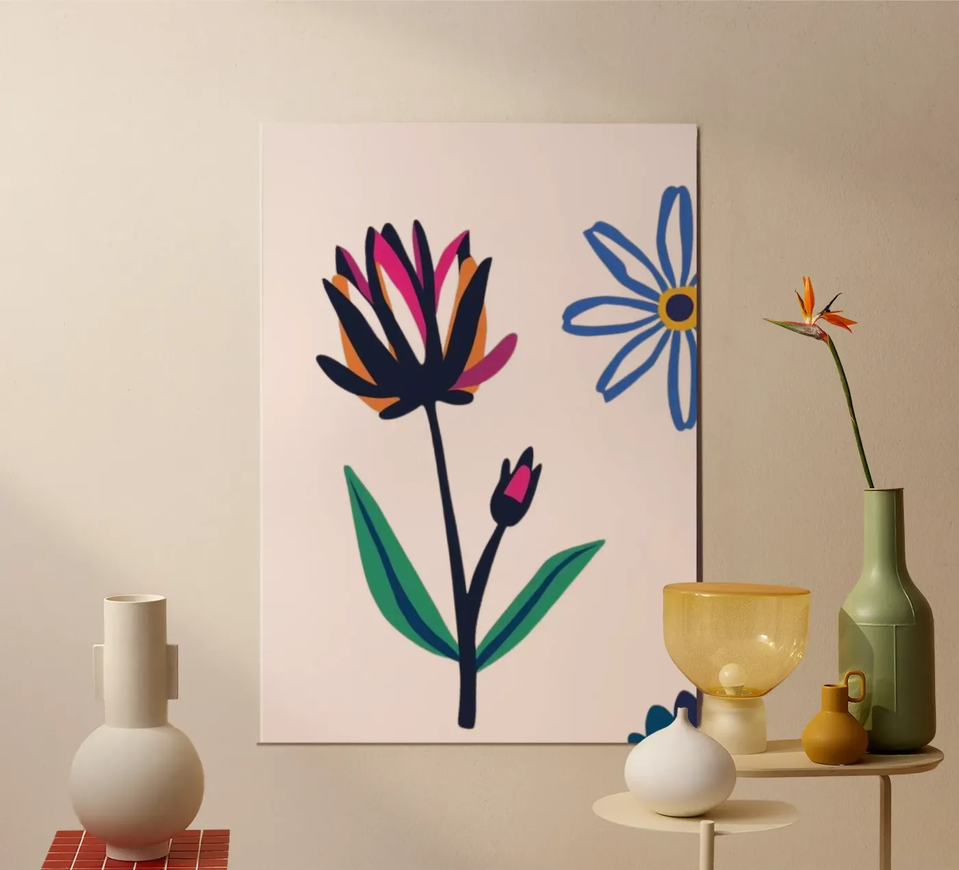 Springtime aluminium-dibond van Tabea Jule